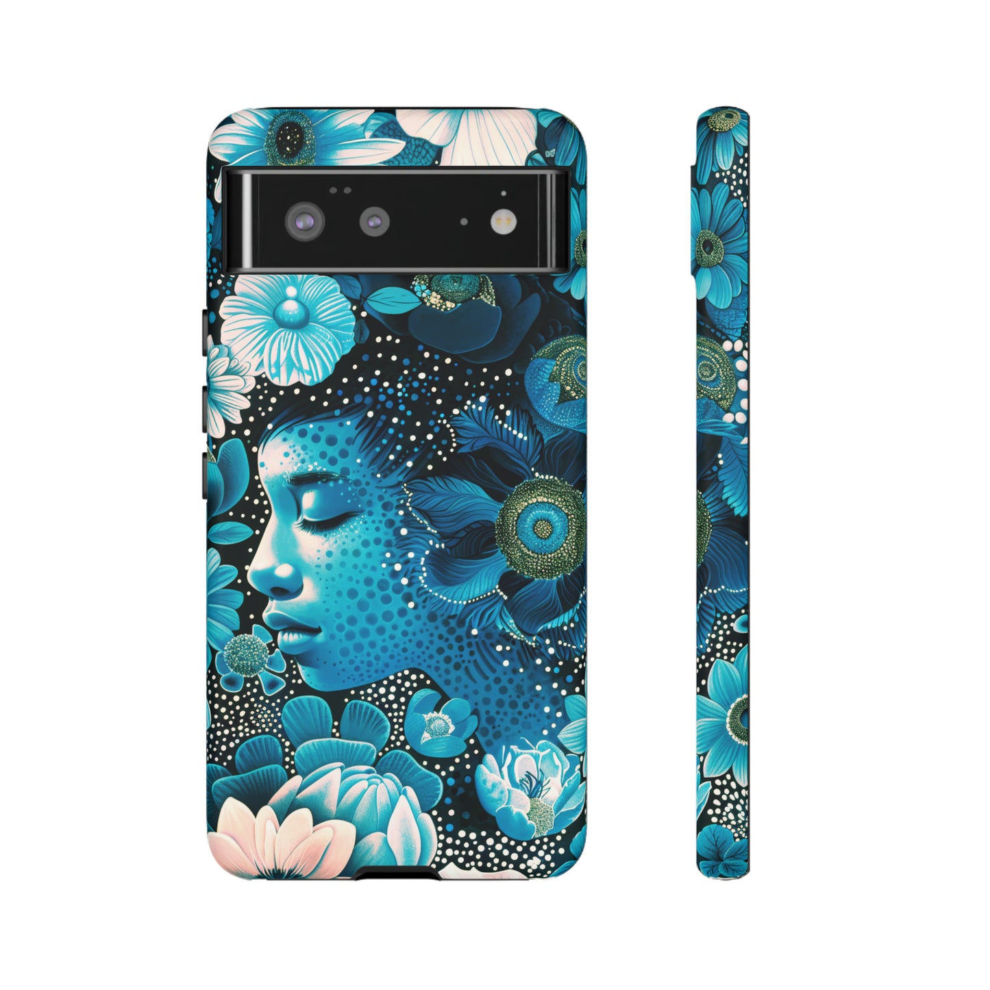 Girl in blue Tough Cases