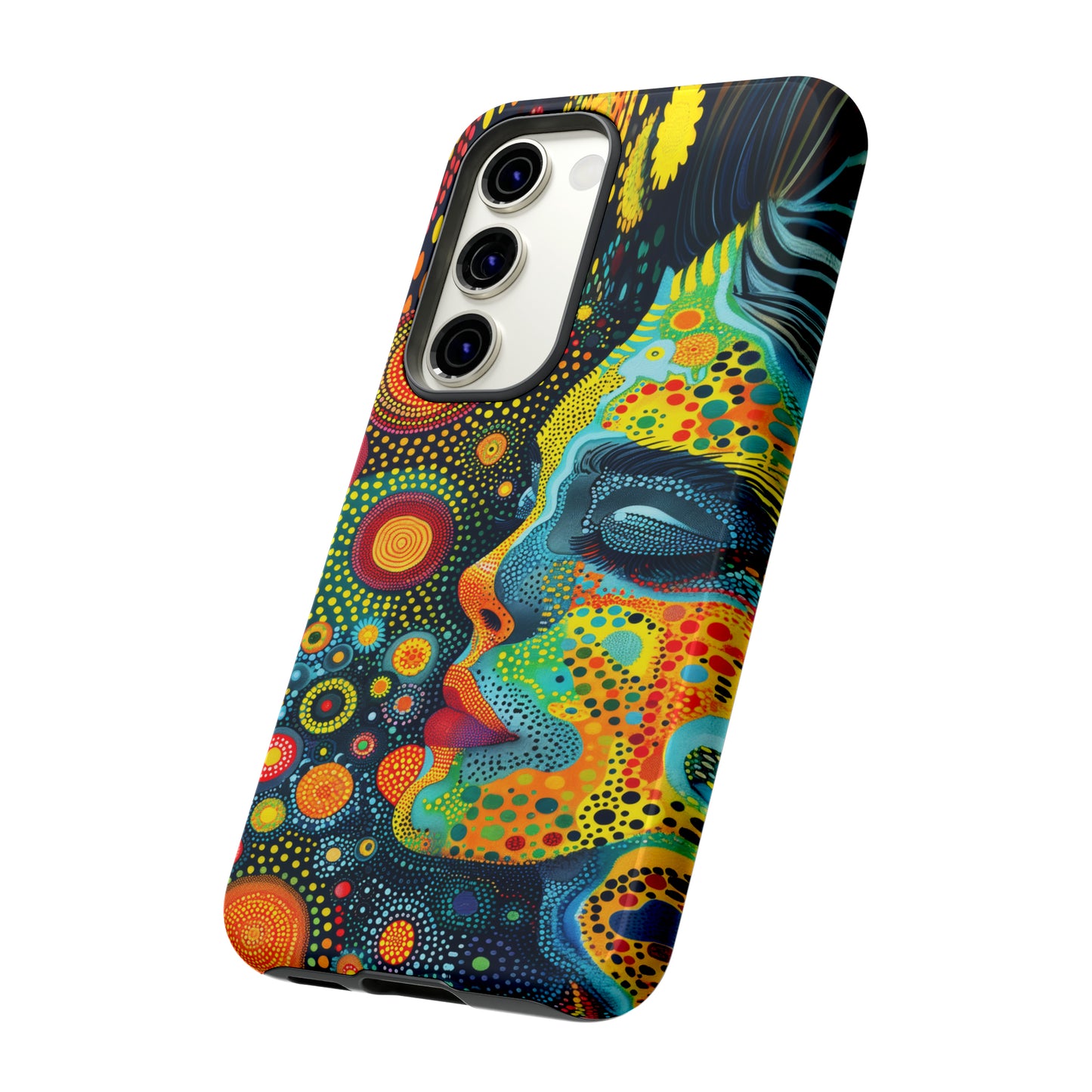 Phone Case, rainbow girl, Artistic design, Tough Case, Colorful whimsical rainbow fantasy design, iPhone 15, 14, 13, 12, 11, Samsung, Pixel