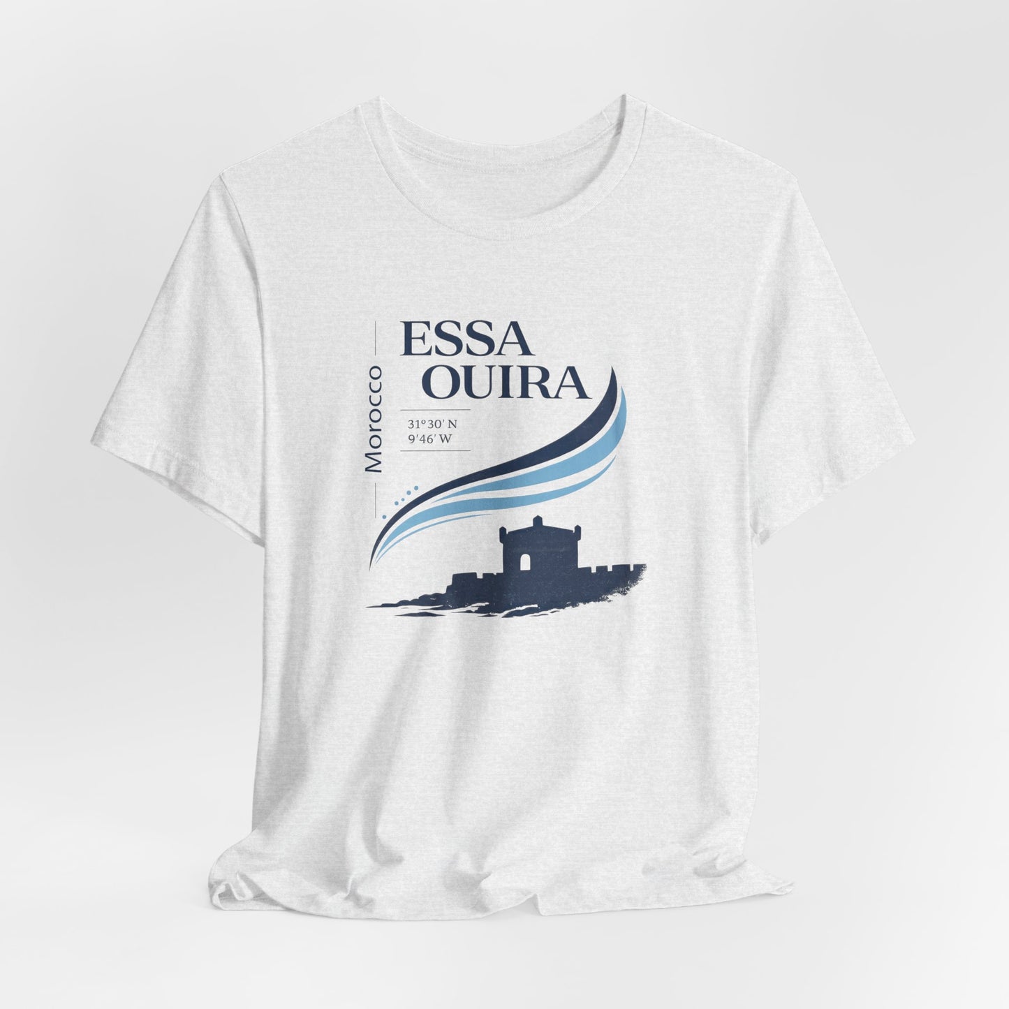 Essaouira Morocco Tee — Coastal Surf & Kasbah Graphic T-Shirt