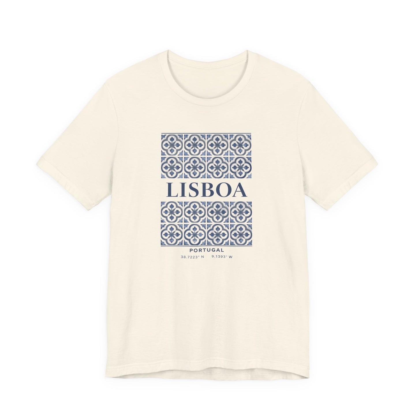 Lisboa Azulejo Tee — Portugal Tile Pattern Unisex T-Shirt