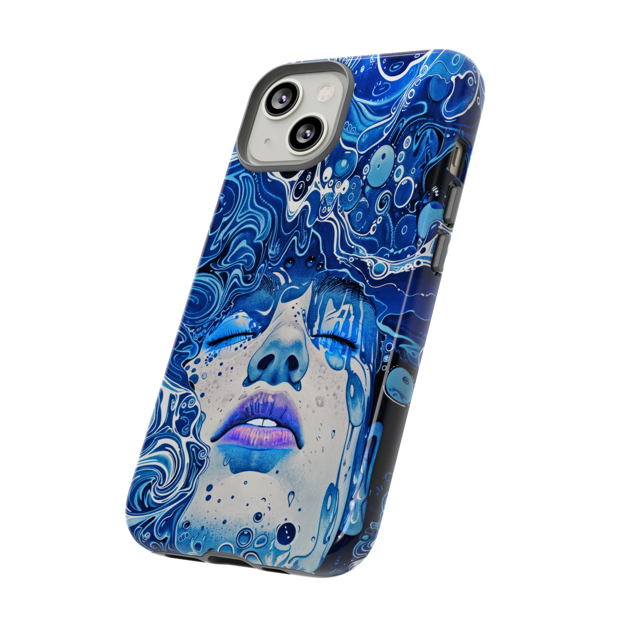 Phone Case, underwater design, Artistic design, Tough Case, Colorful whimsical water fantasy design, iPhone 15, 14, 13, 12, 11, Samsung, Pixel