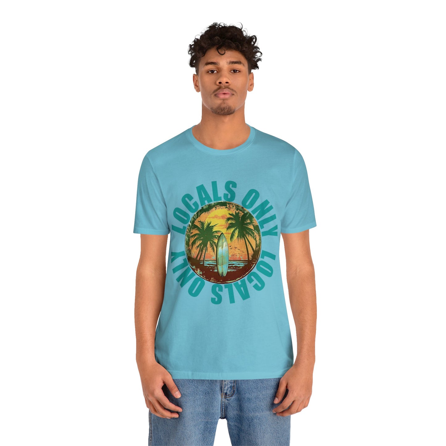 Locals Only stamp Unisex Jersey Short Sleeve Tee
