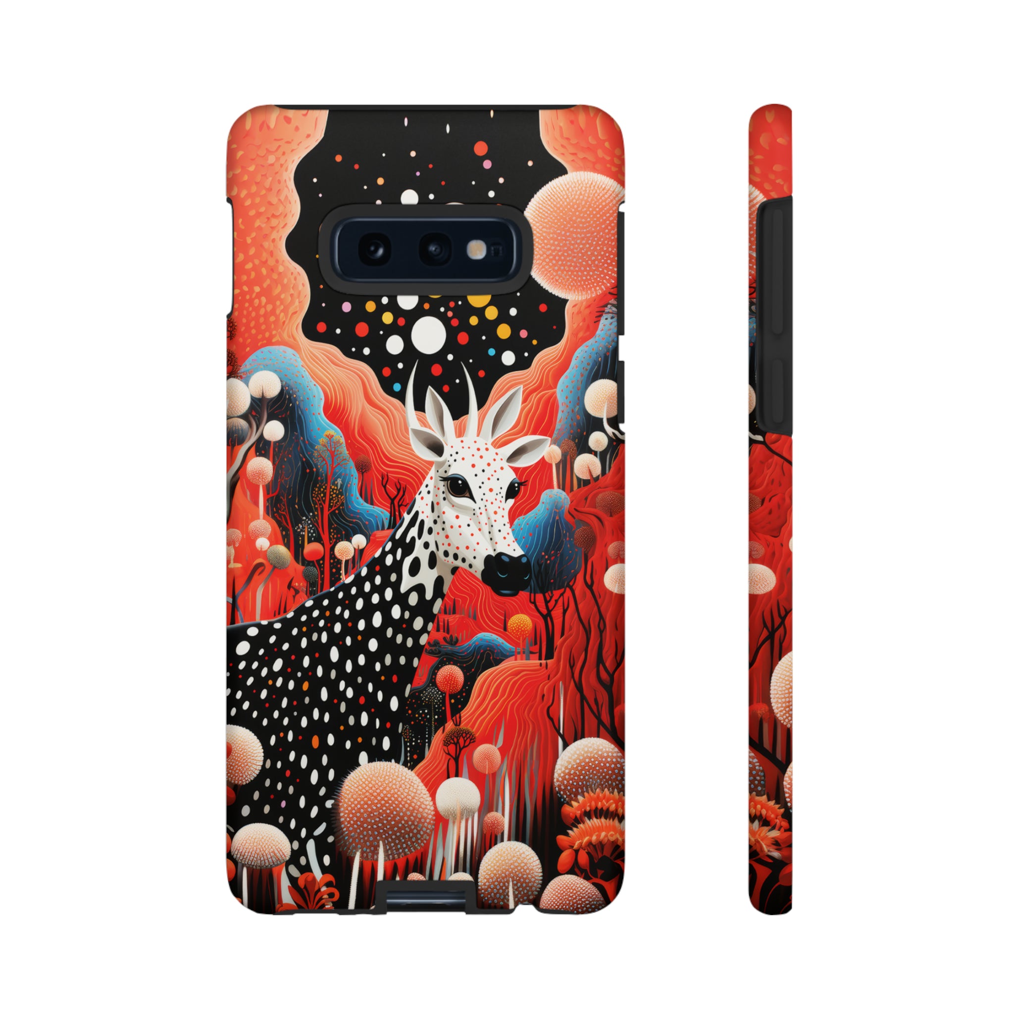 Spotted Elk in the rainbow forest Tough Cases