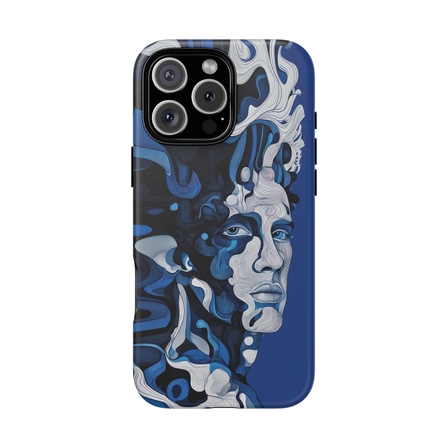 Artistic Phone Case - Blue Wave Design | Tough Cases