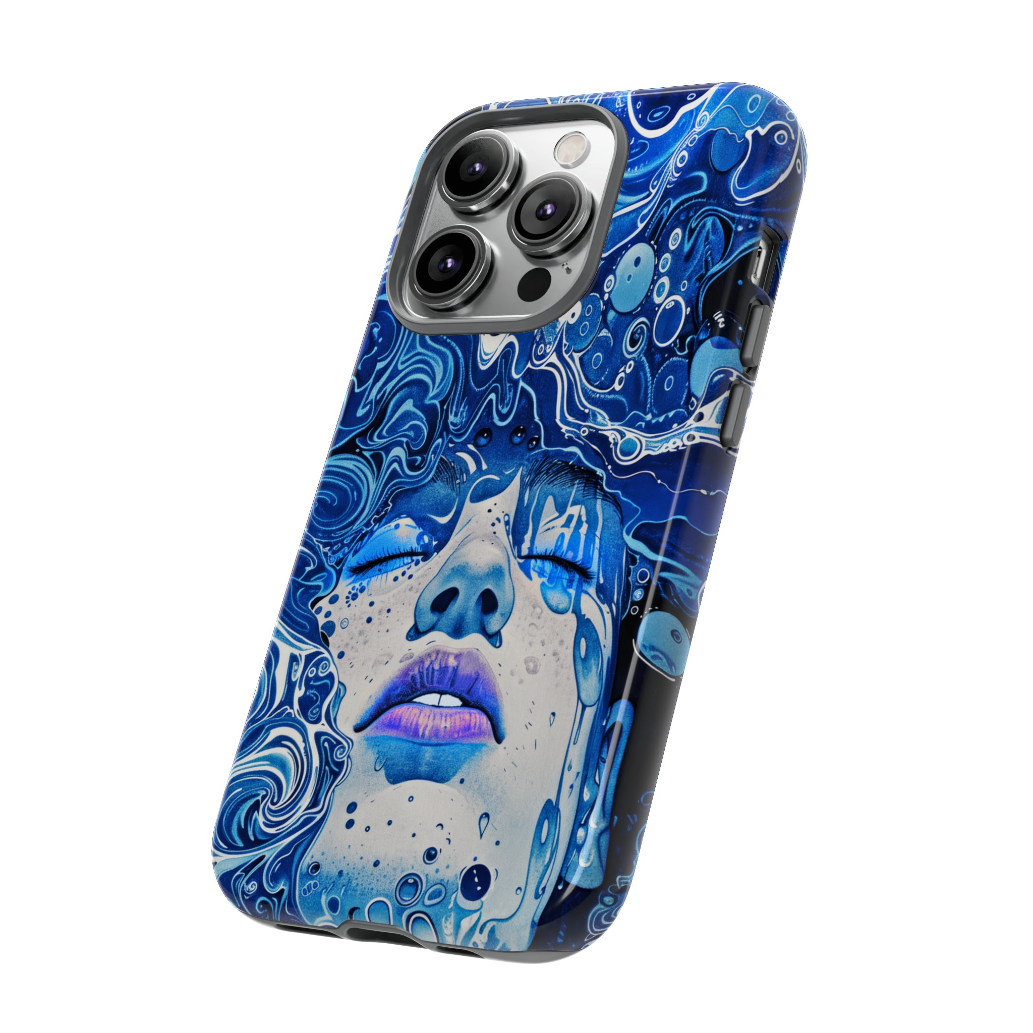 Phone Case, underwater design, Artistic design, Tough Case, Colorful whimsical water fantasy design, iPhone 15, 14, 13, 12, 11, Samsung, Pixel