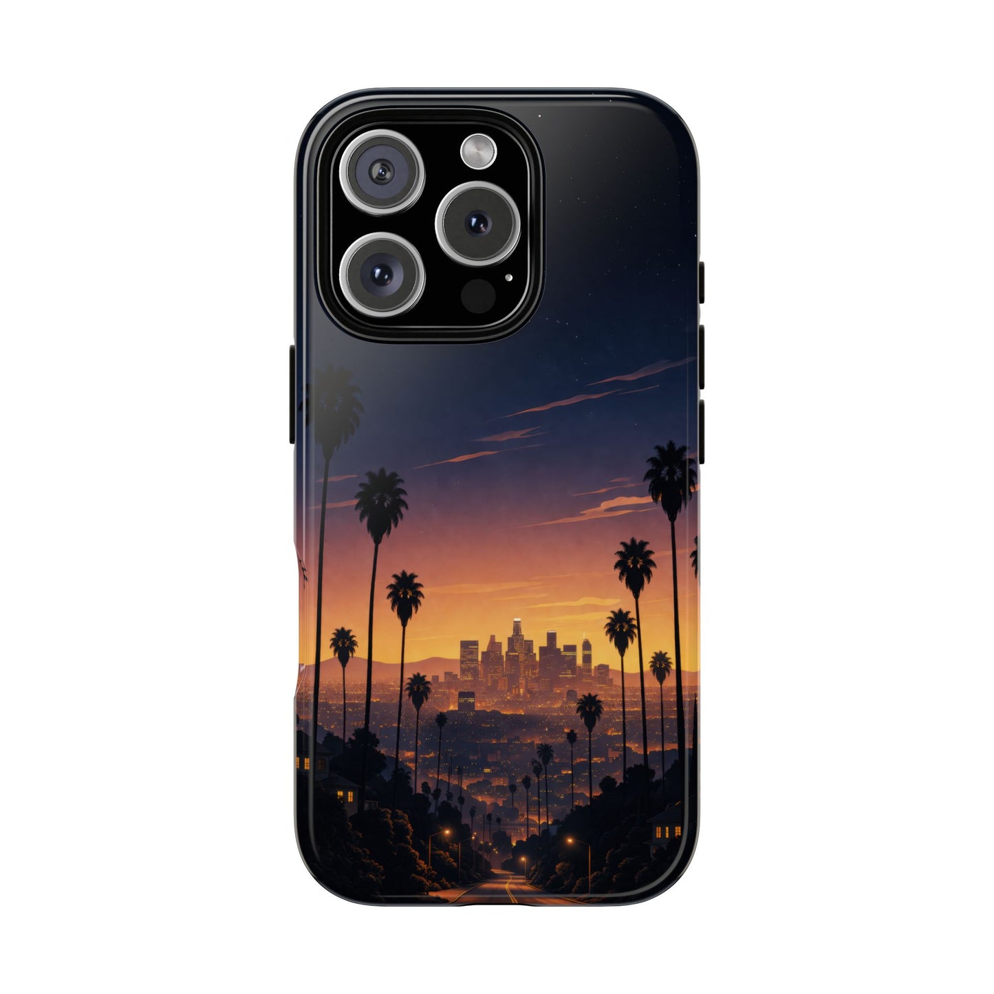 Los Angeles at Sunset Phone Case — Los Angeles Skyline Protective Case