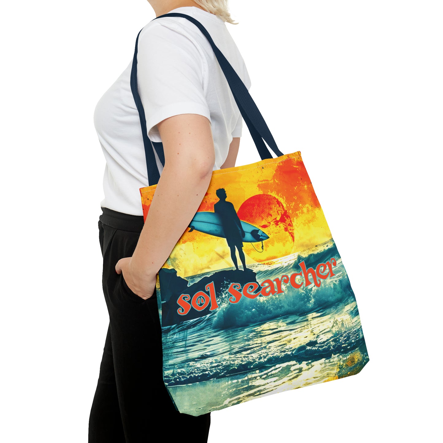 Sol Searcher sunset Tote Bag (AOP)