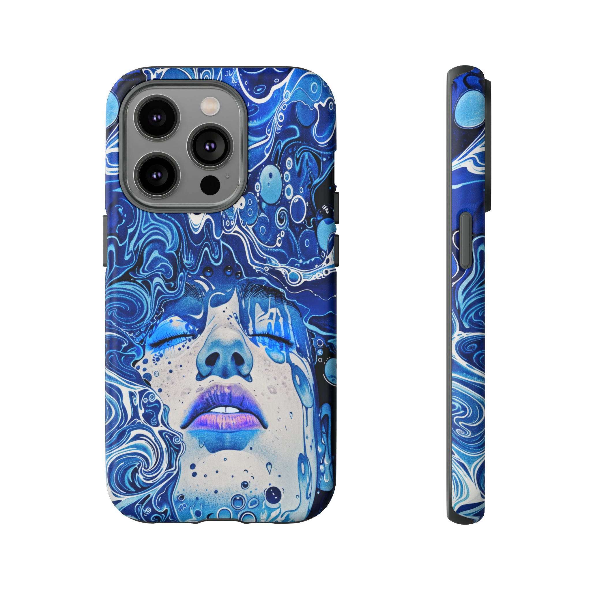 Phone Case, underwater design, Artistic design, Tough Case, Colorful whimsical water fantasy design, iPhone 15, 14, 13, 12, 11, Samsung, Pixel