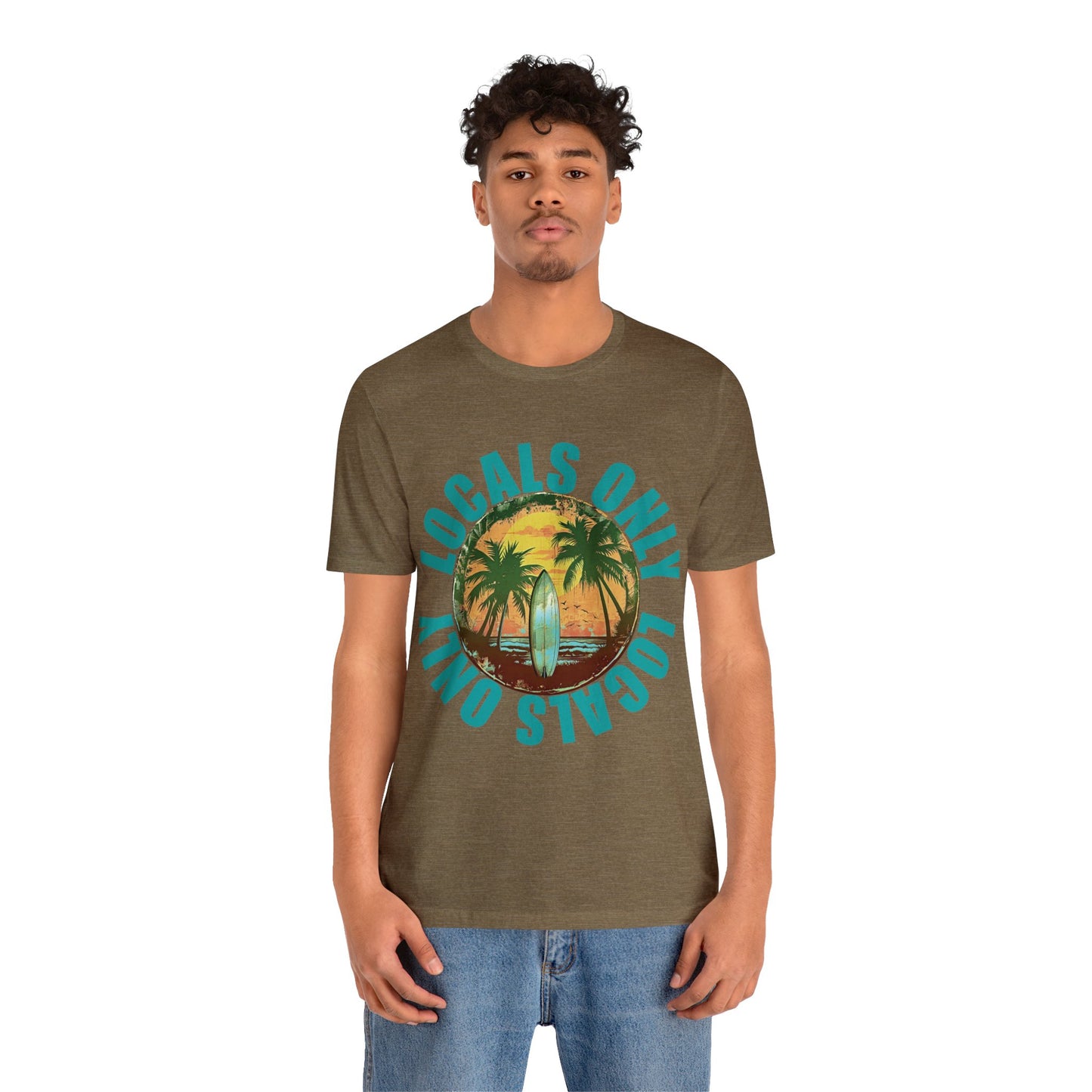 Locals Only stamp Unisex Jersey Short Sleeve Tee