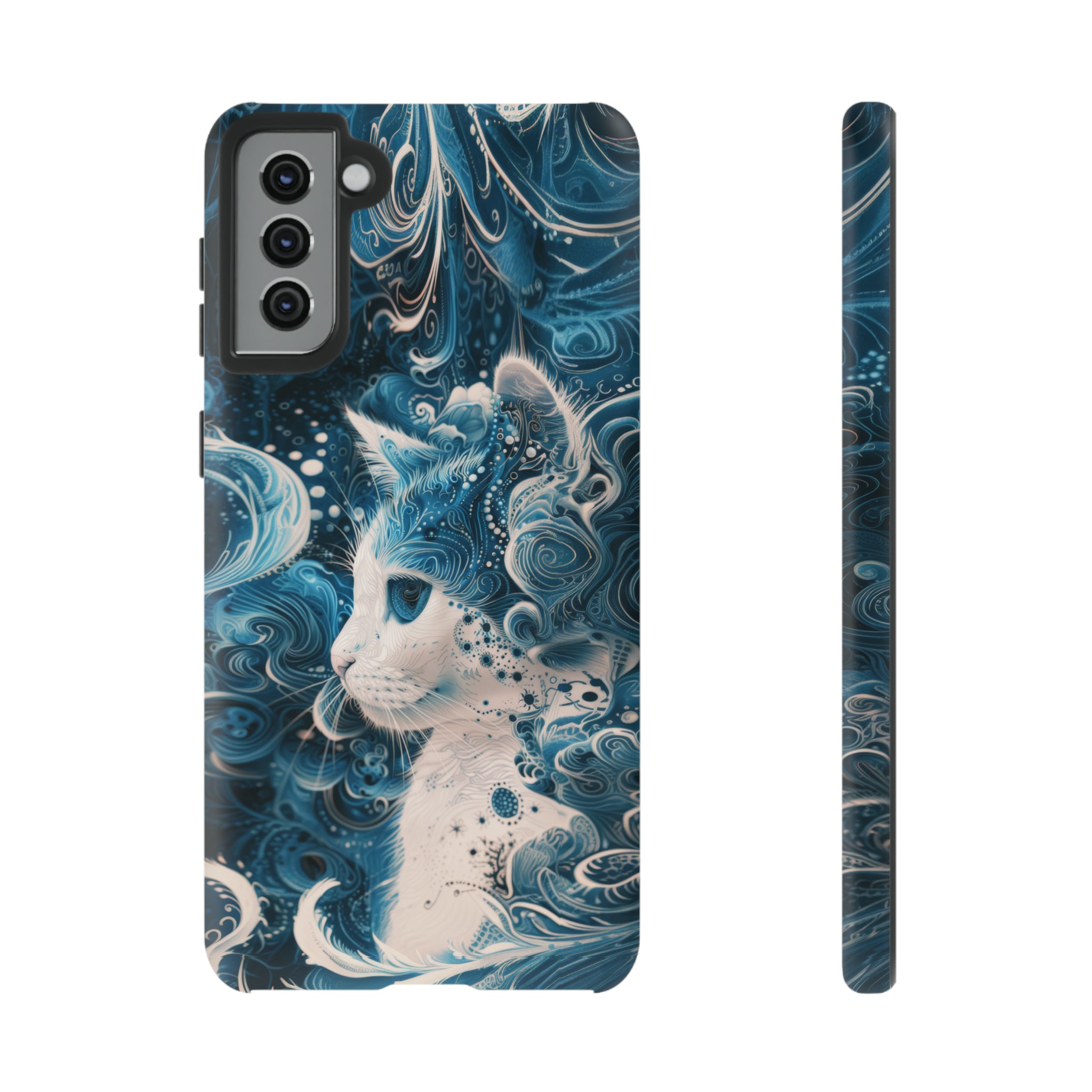 Aqua cat Tough Cases