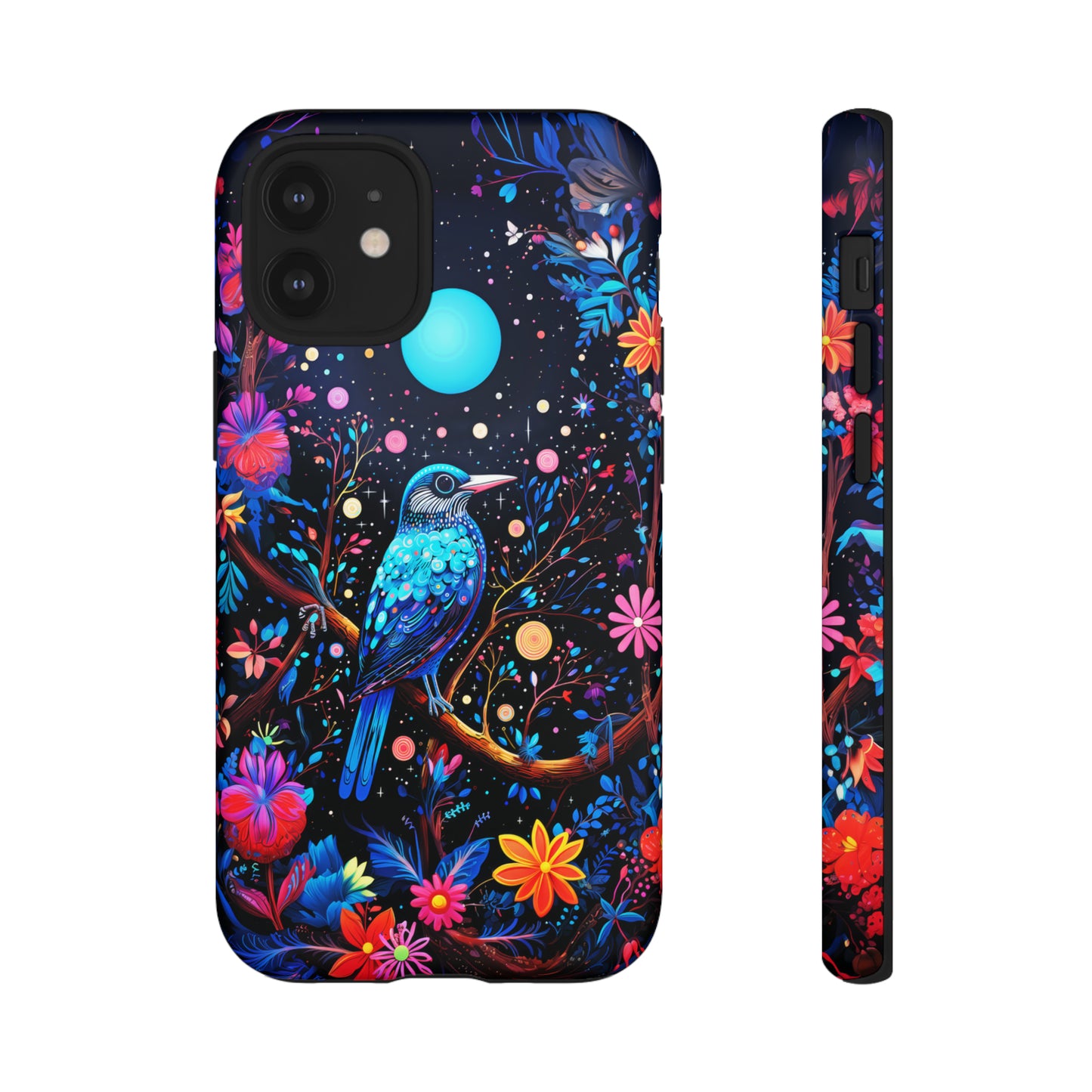 Blue bird at night Tough Cases