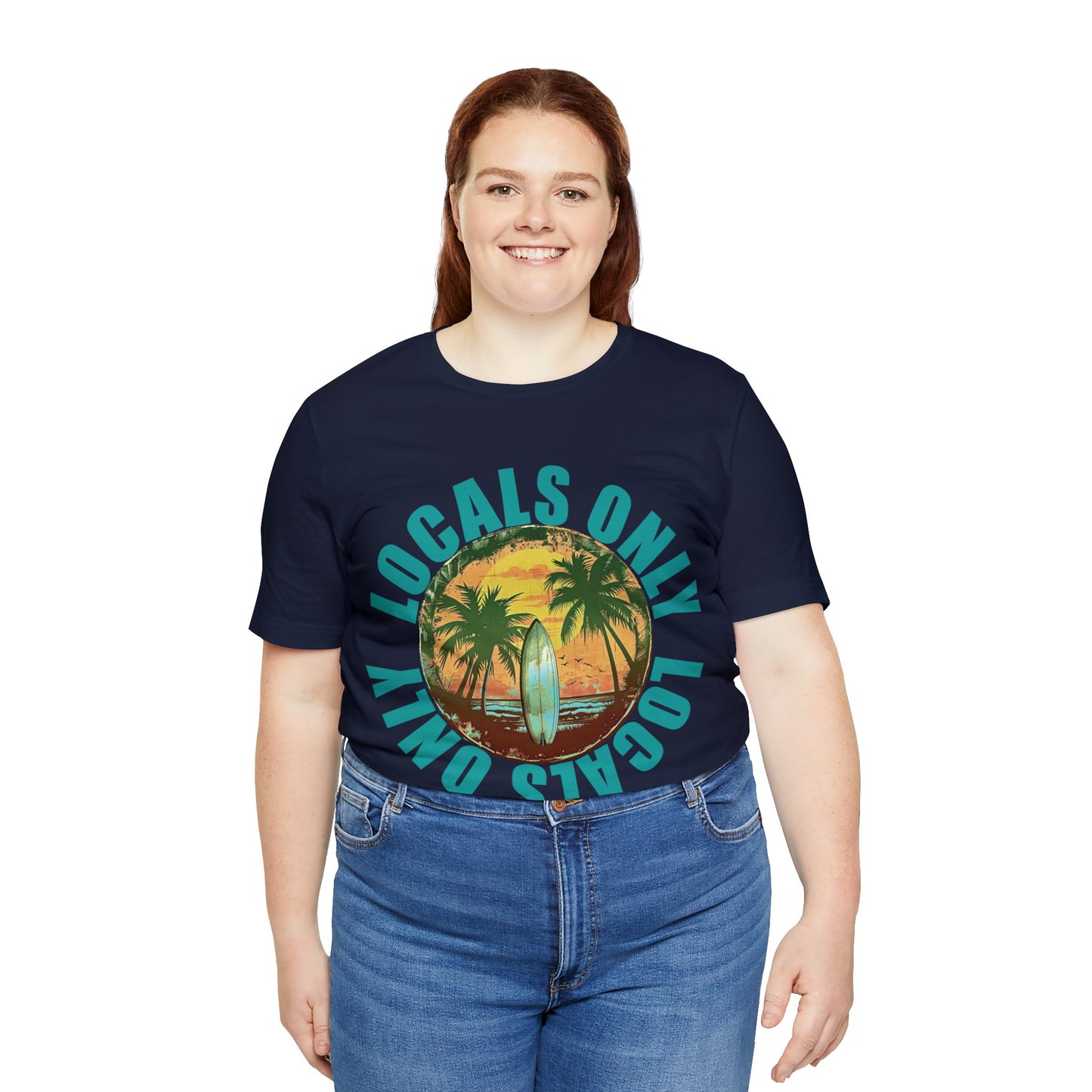 Locals Only stamp Unisex Jersey Short Sleeve Tee
