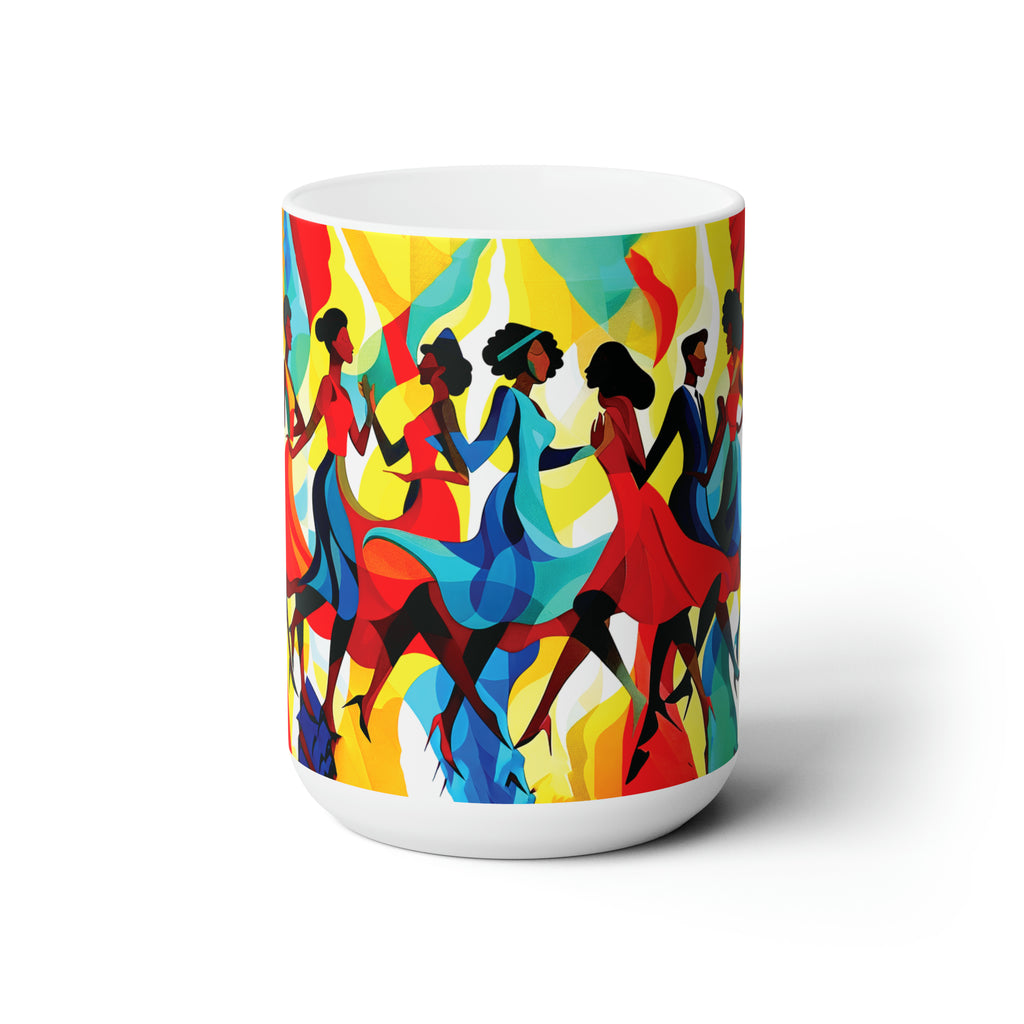 Dancing Ceramic Mug 15oz