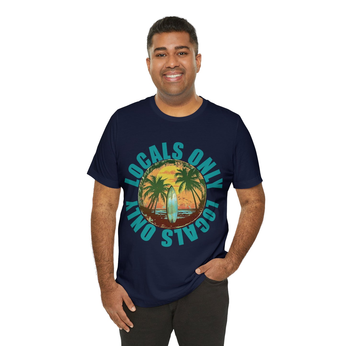 Locals Only stamp Unisex Jersey Short Sleeve Tee