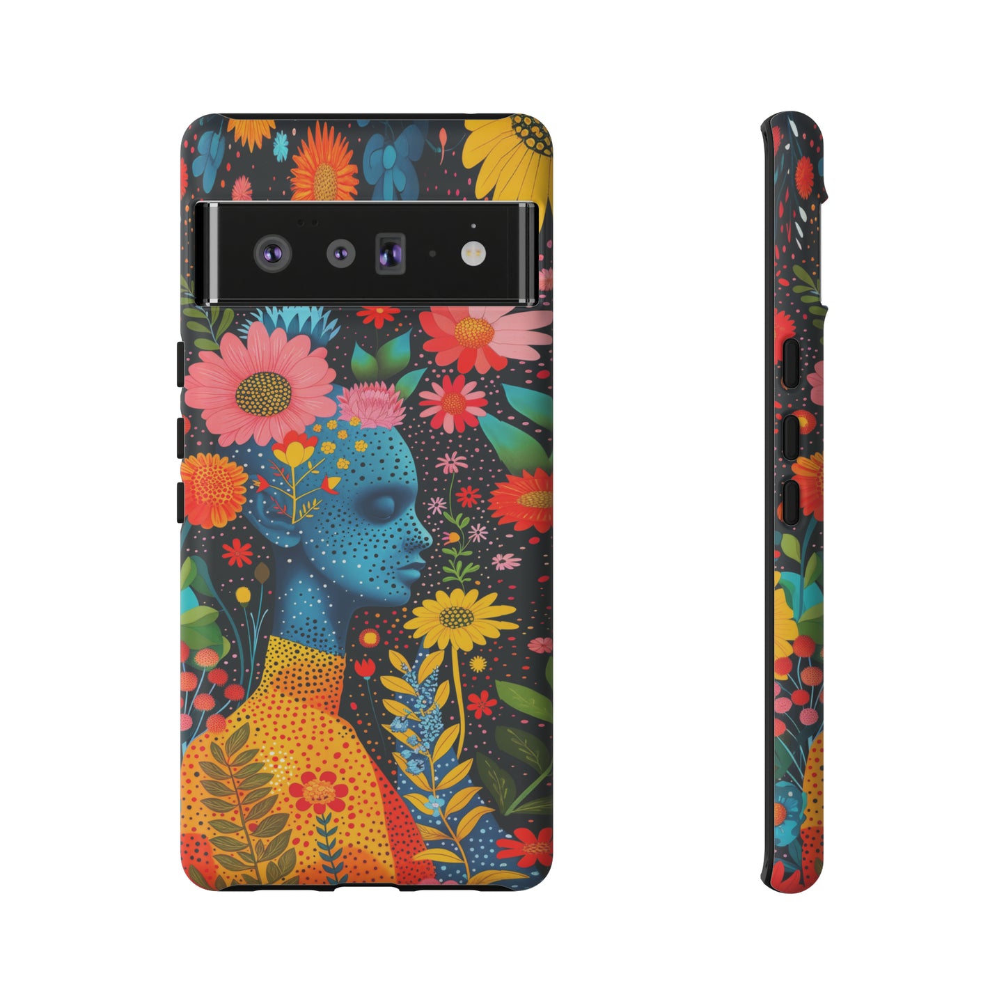 Blue girl Tough Cases