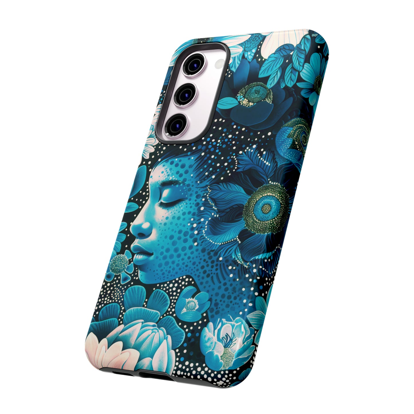 Girl in blue Tough Cases