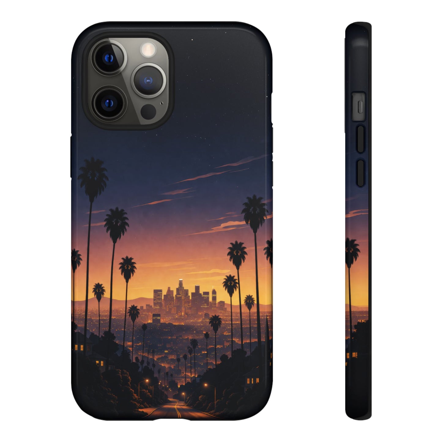 Los Angeles at Sunset Phone Case — Los Angeles Skyline Protective Case