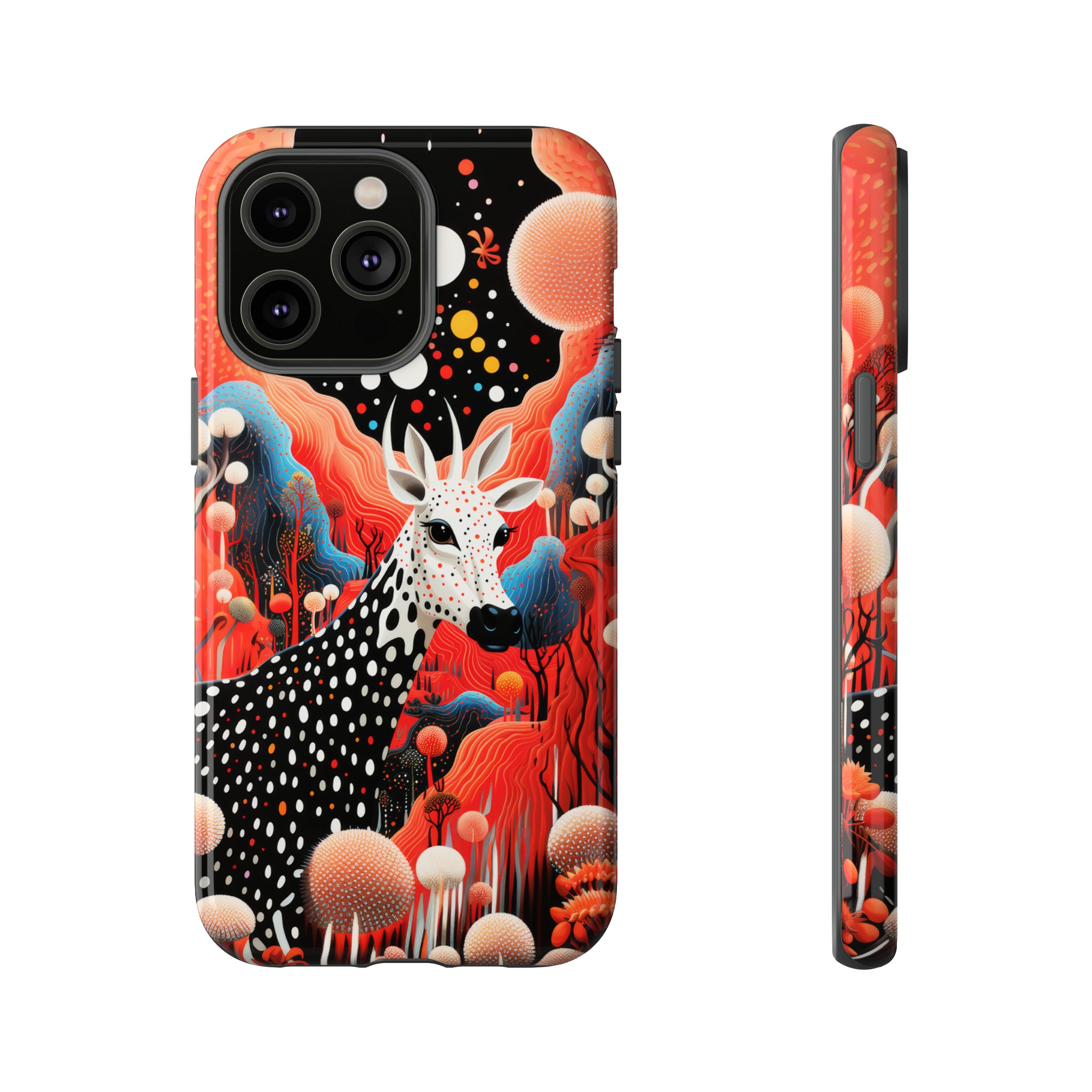 Spotted Elk in the rainbow forest Tough Cases