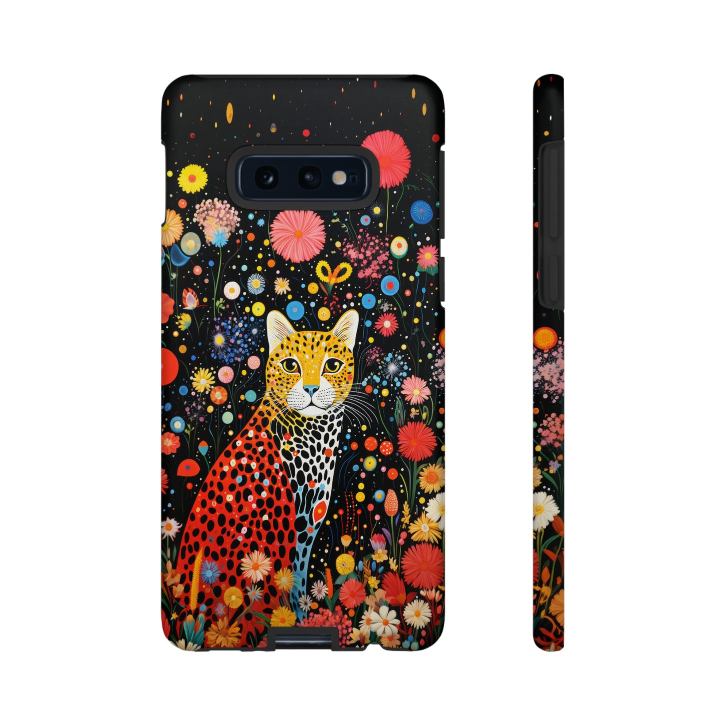Cheetah in night flowers Tough Cases