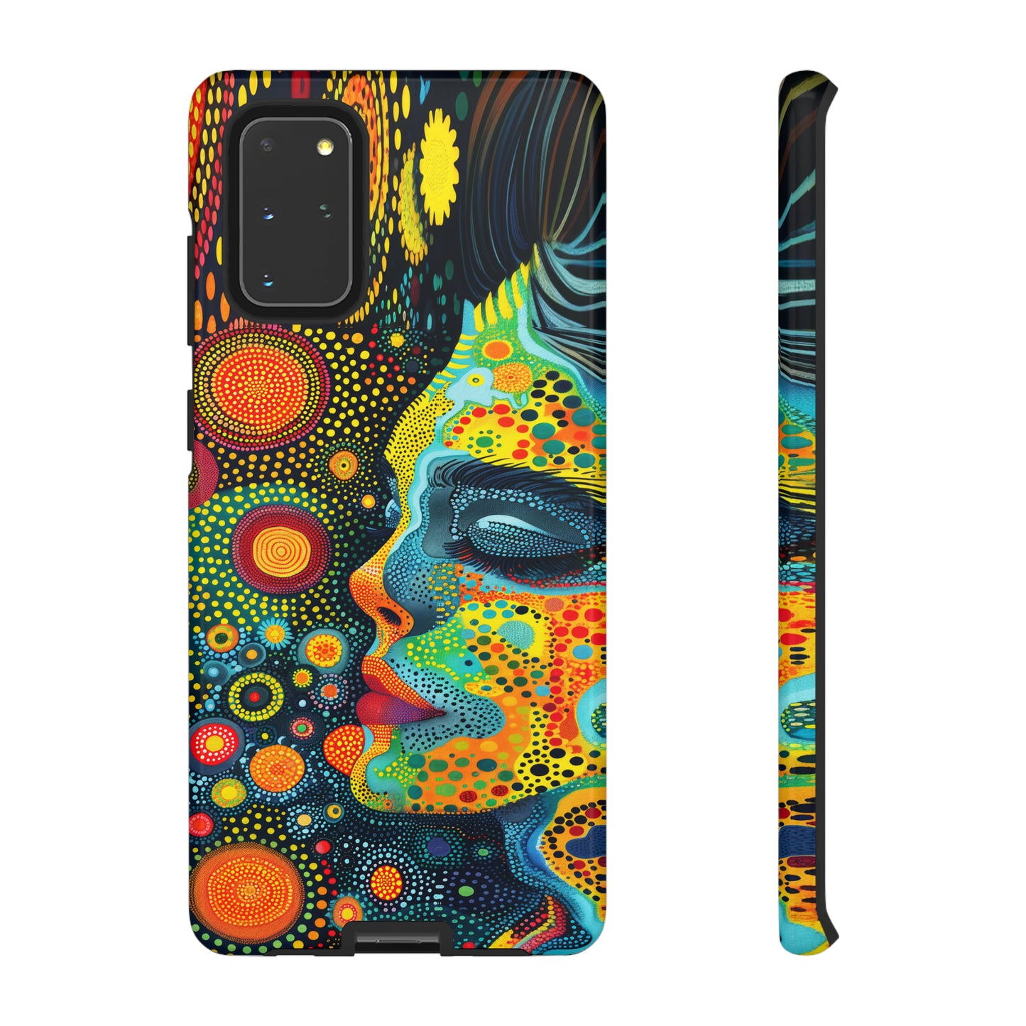 Phone Case, rainbow girl, Artistic design, Tough Case, Colorful whimsical rainbow fantasy design, iPhone 15, 14, 13, 12, 11, Samsung, Pixel