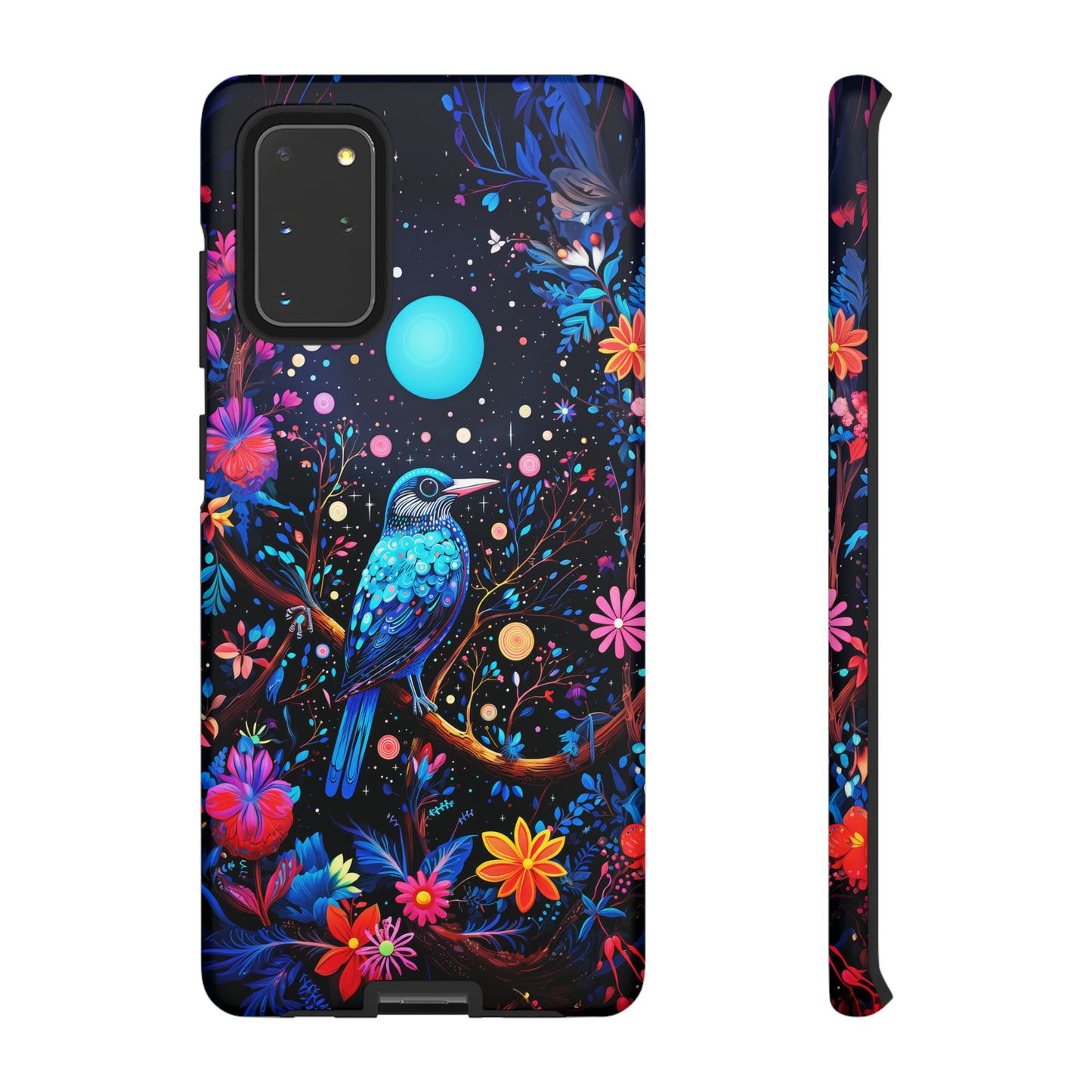 Blue bird at night Tough Cases