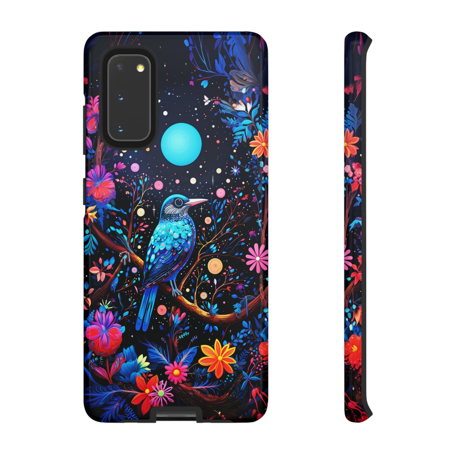 Blue bird at night Tough Cases