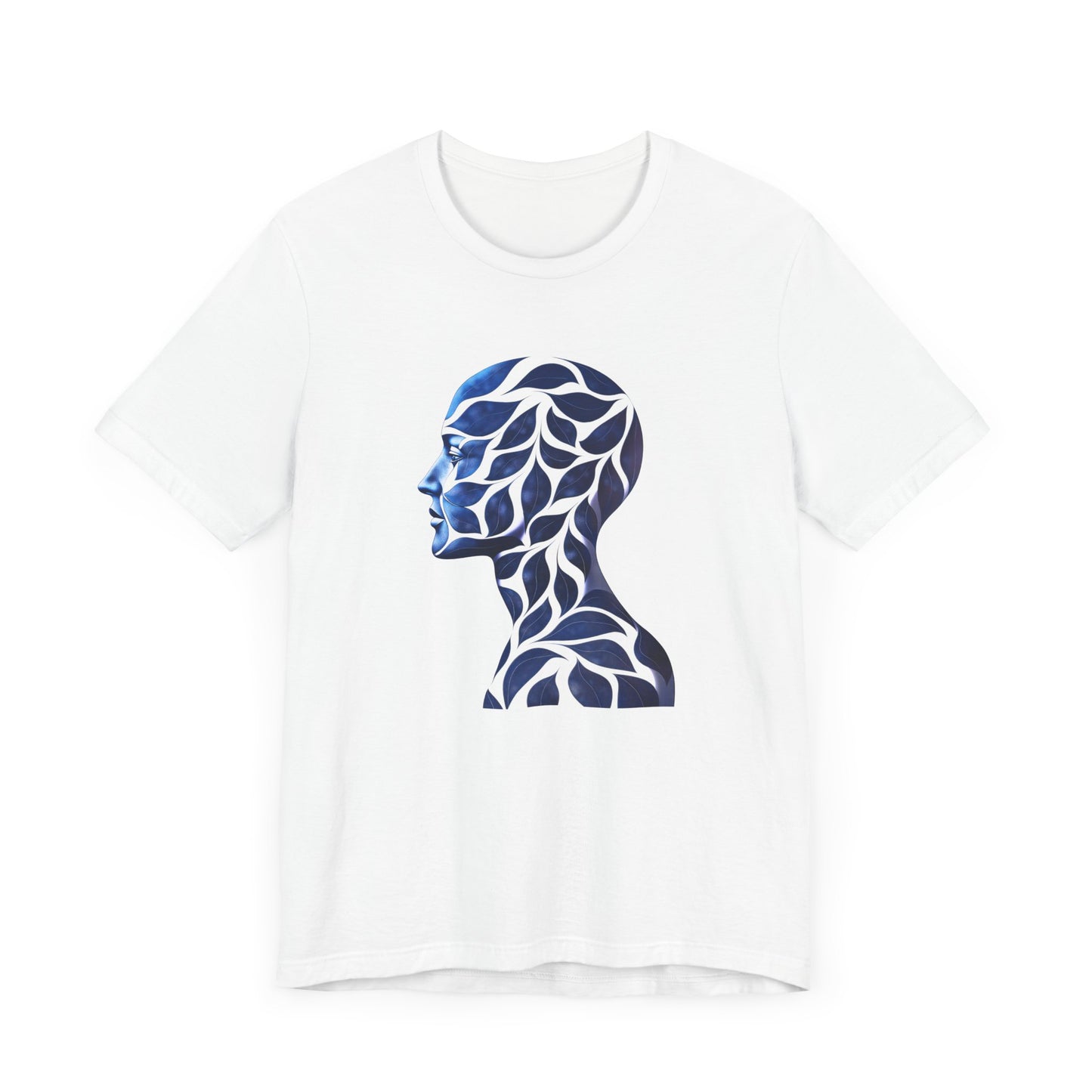 Artistic Profile Tee, Unisex Graphic T-Shirt, Unique Casual Wear, Gift for Art Lovers, Summer Wardrobe Essential