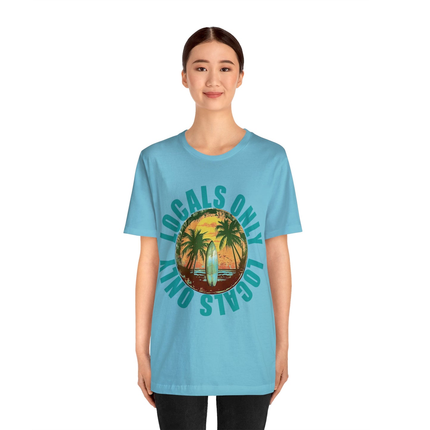 Locals Only stamp Unisex Jersey Short Sleeve Tee