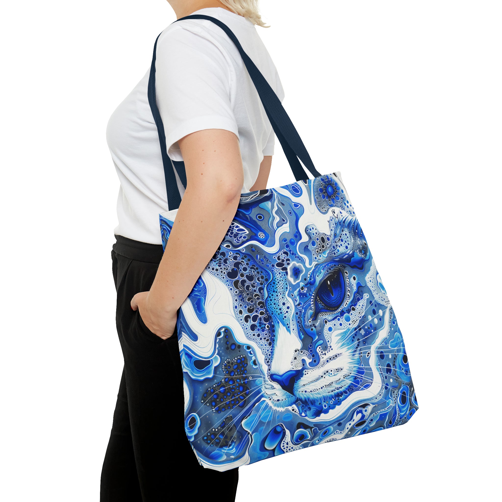 Abstract cat Tote Bag