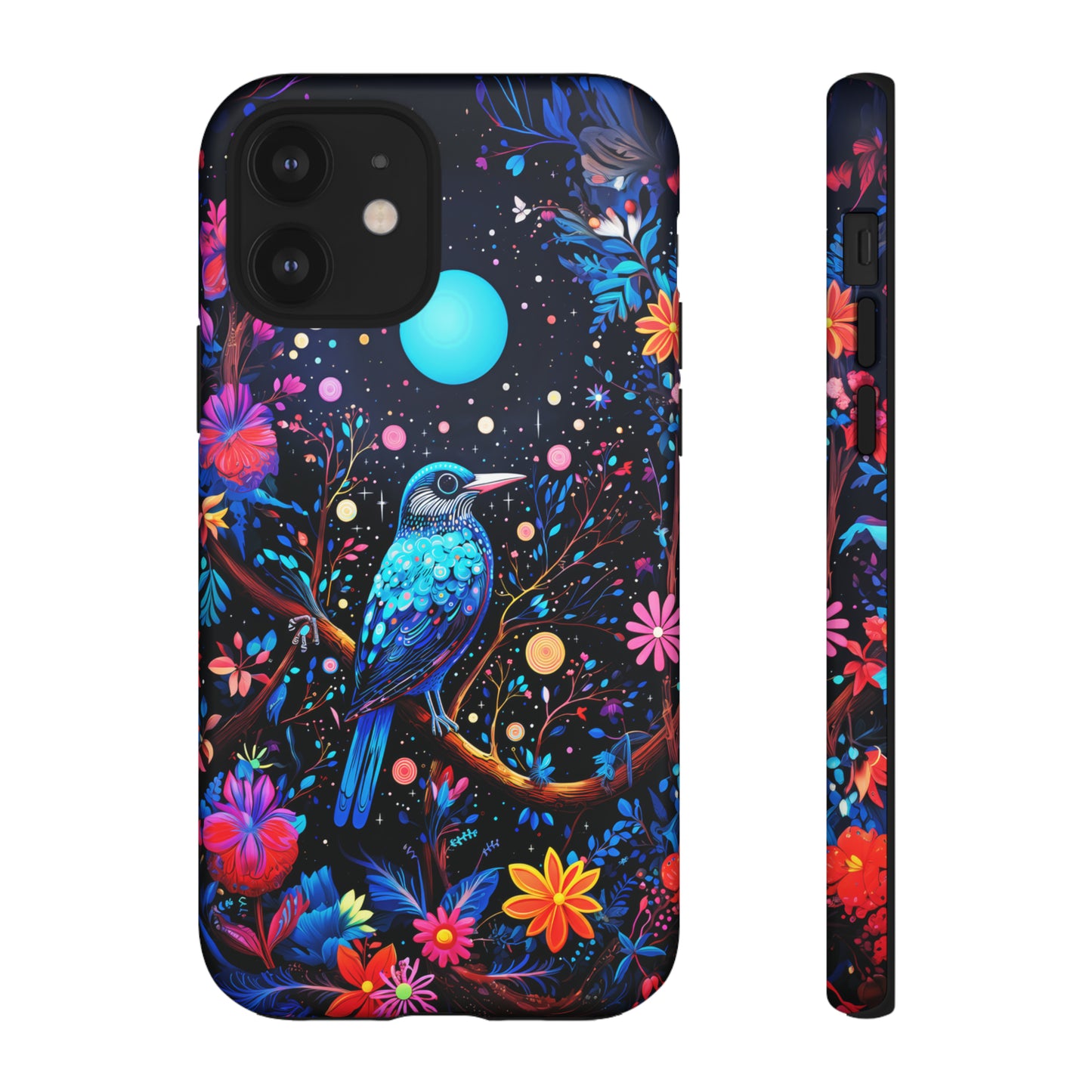 Blue bird at night Tough Cases