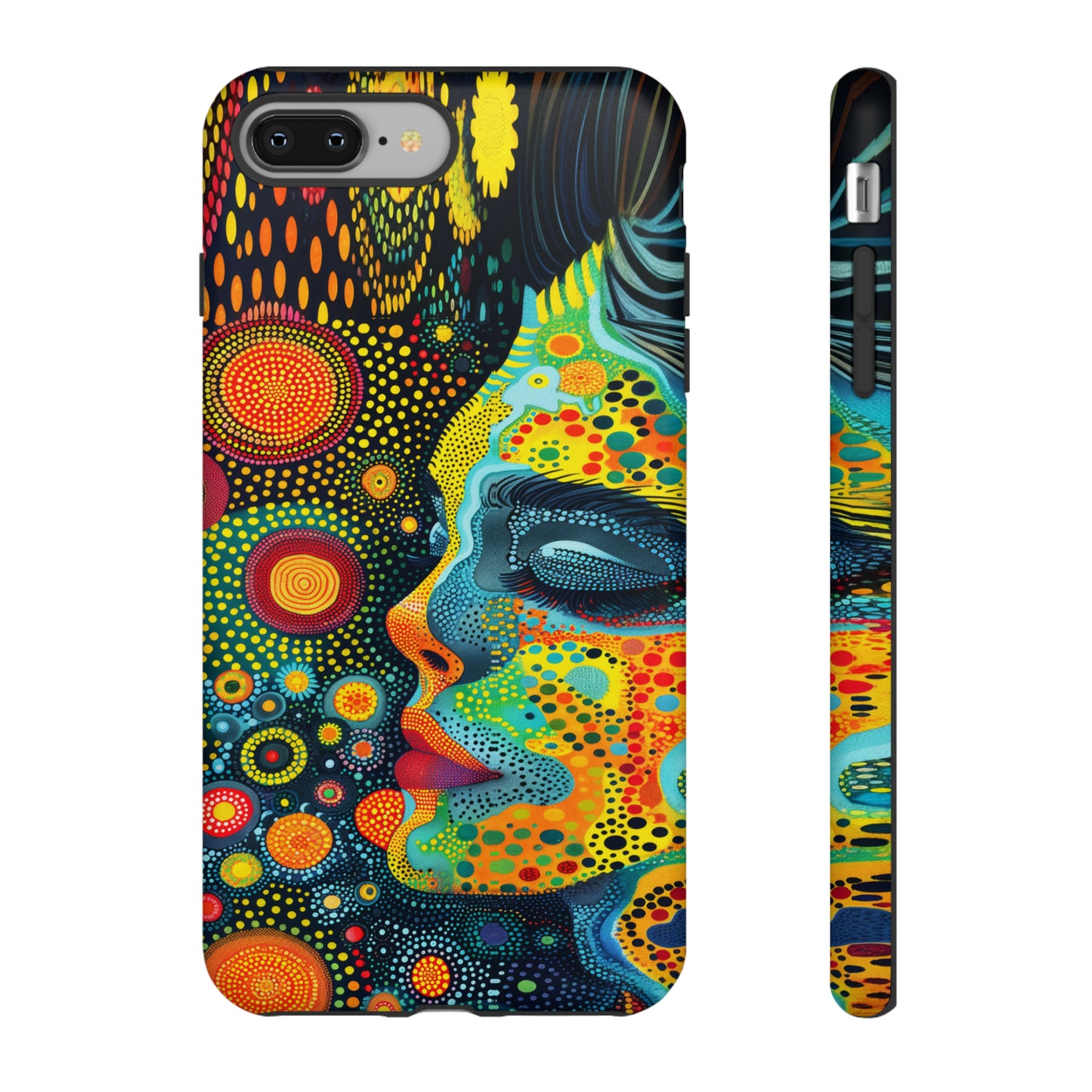 Phone Case, rainbow girl, Artistic design, Tough Case, Colorful whimsical rainbow fantasy design, iPhone 15, 14, 13, 12, 11, Samsung, Pixel
