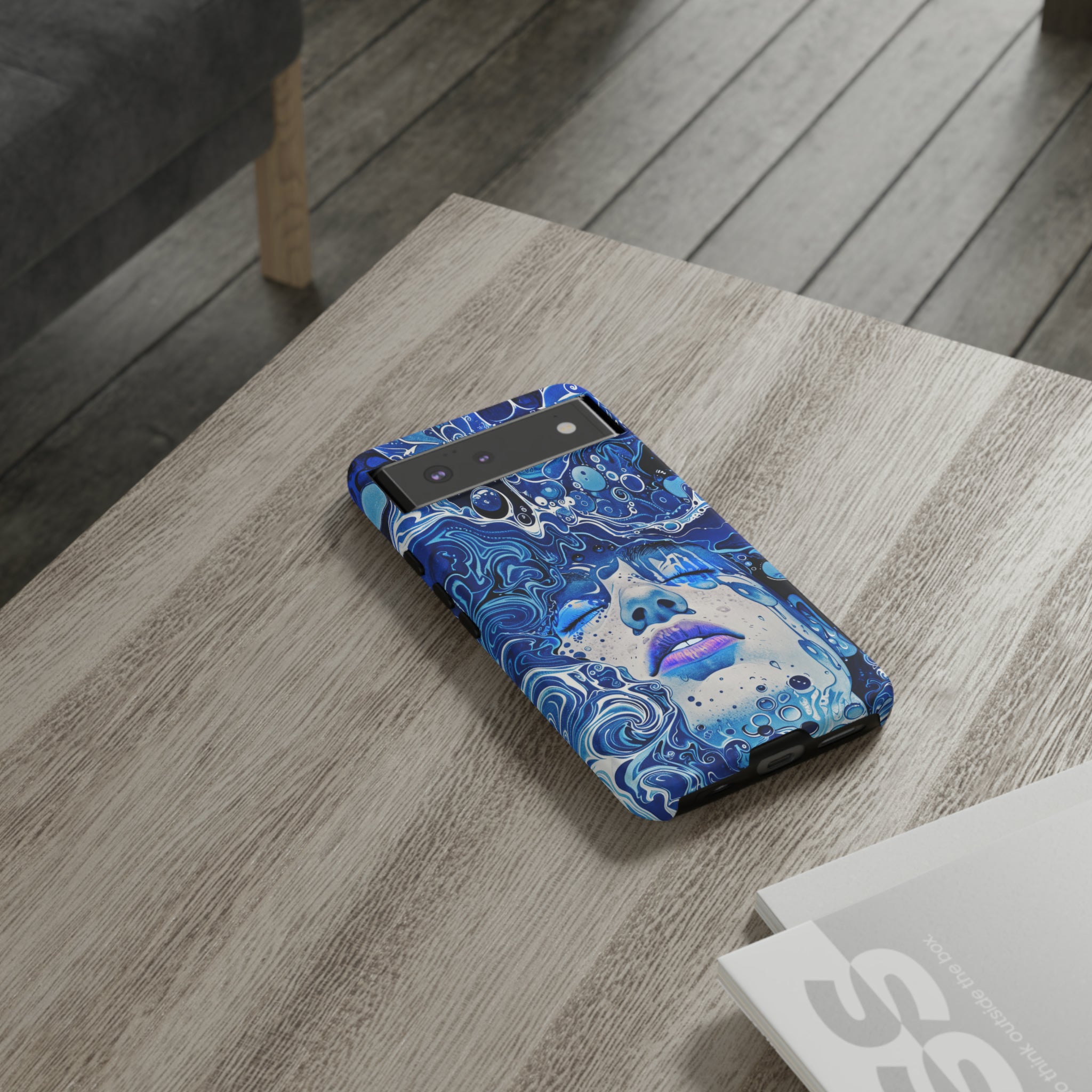 Phone Case, underwater design, Artistic design, Tough Case, Colorful whimsical water fantasy design, iPhone 15, 14, 13, 12, 11, Samsung, Pixel