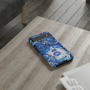 Phone Case, underwater design, Artistic design, Tough Case, Colorful whimsical water fantasy design, iPhone 15, 14, 13, 12, 11, Samsung, Pixel