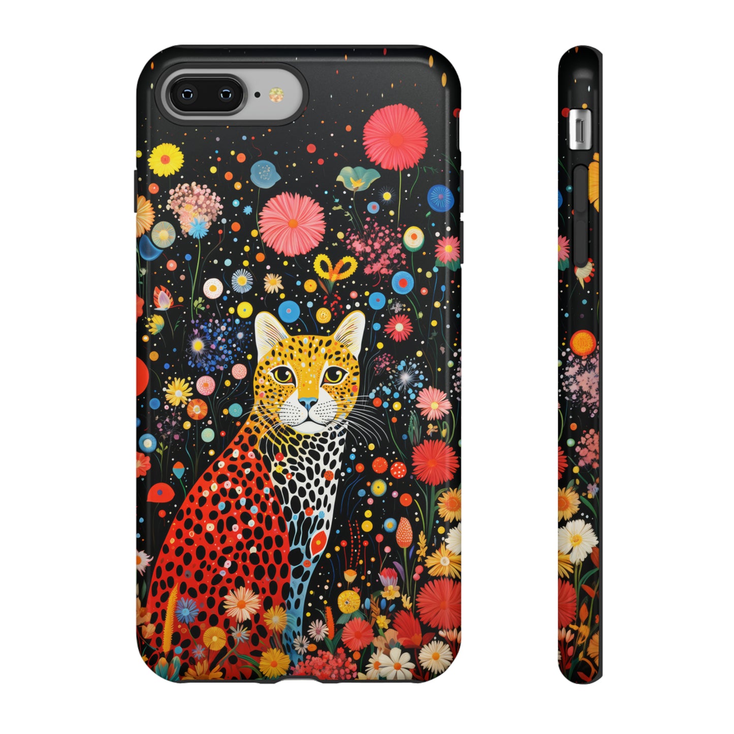 Cheetah in night flowers Tough Cases