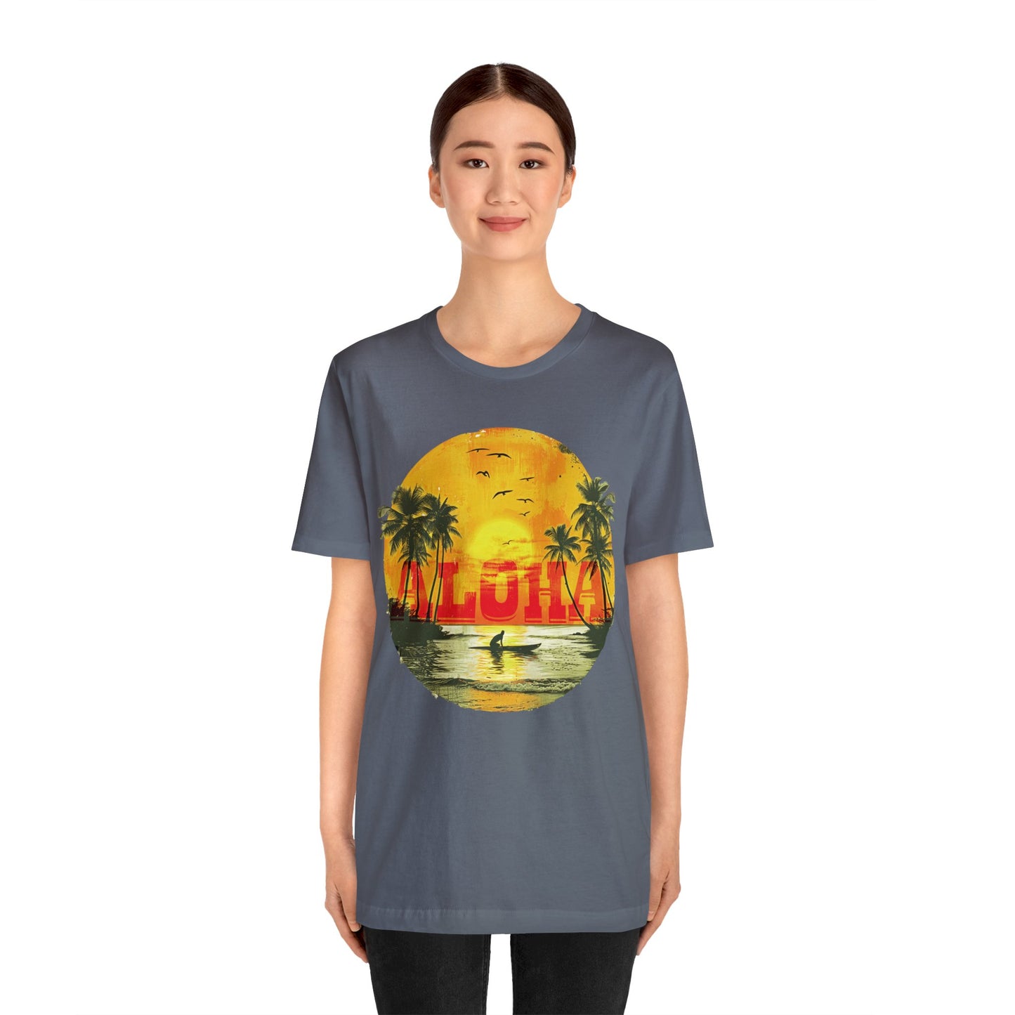 Aloha sunset Unisex Jersey Short Sleeve Tee