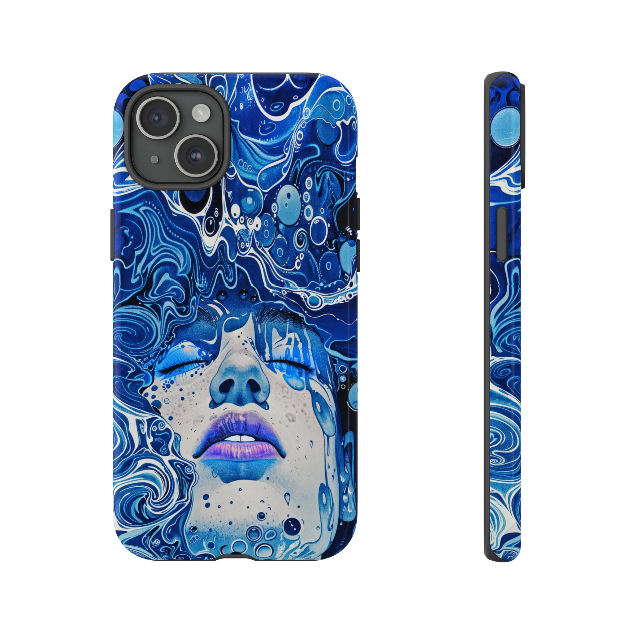 Phone Case, underwater design, Artistic design, Tough Case, Colorful whimsical water fantasy design, iPhone 15, 14, 13, 12, 11, Samsung, Pixel