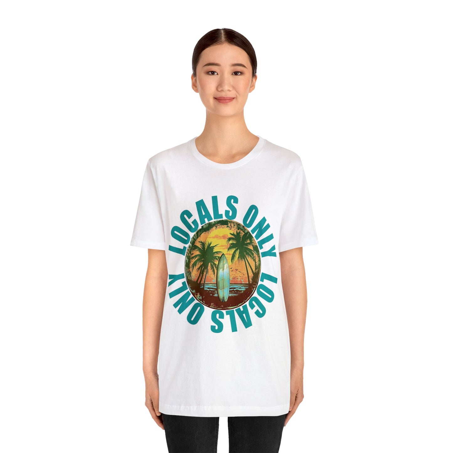 Locals Only stamp Unisex Jersey Short Sleeve Tee