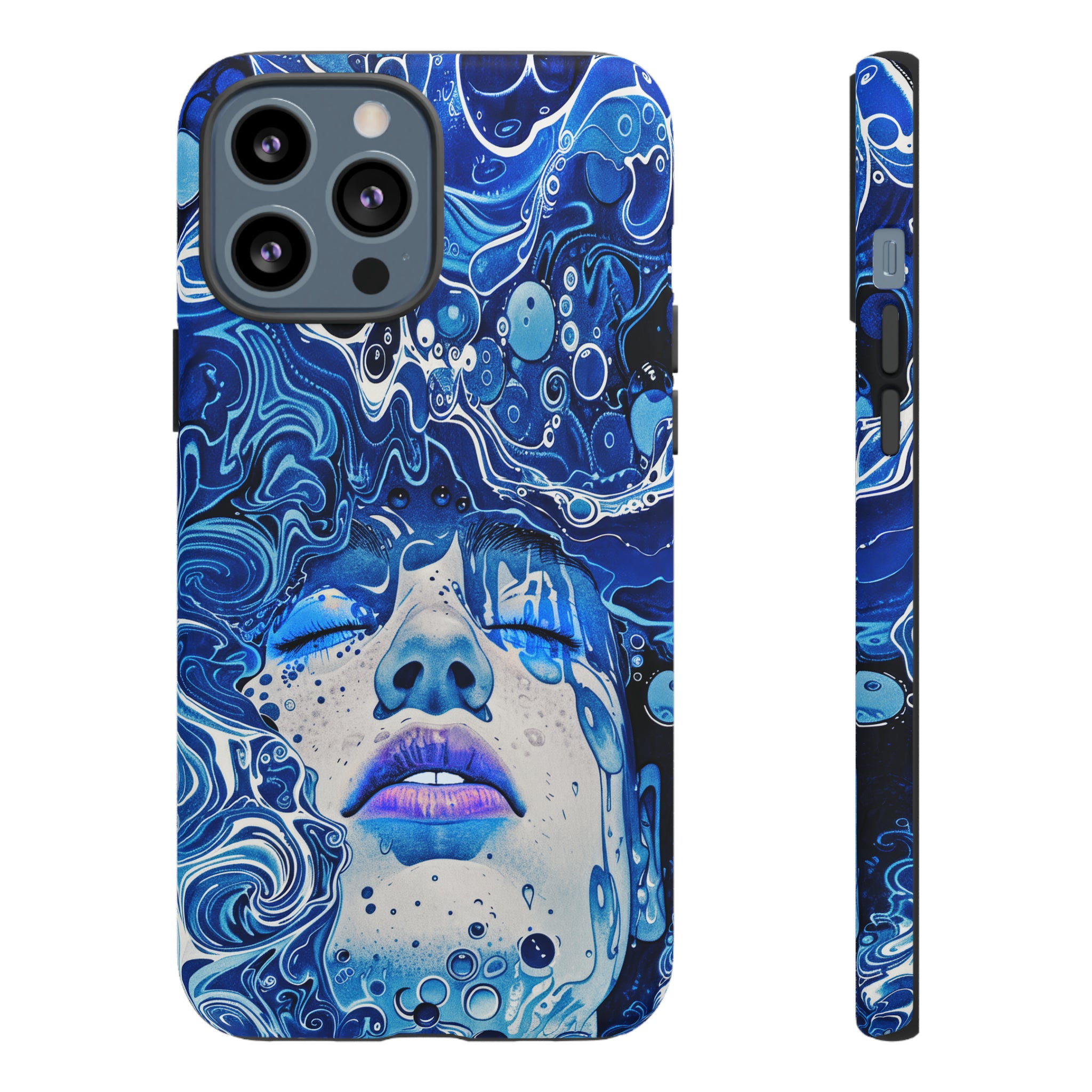 Phone Case, underwater design, Artistic design, Tough Case, Colorful whimsical water fantasy design, iPhone 15, 14, 13, 12, 11, Samsung, Pixel