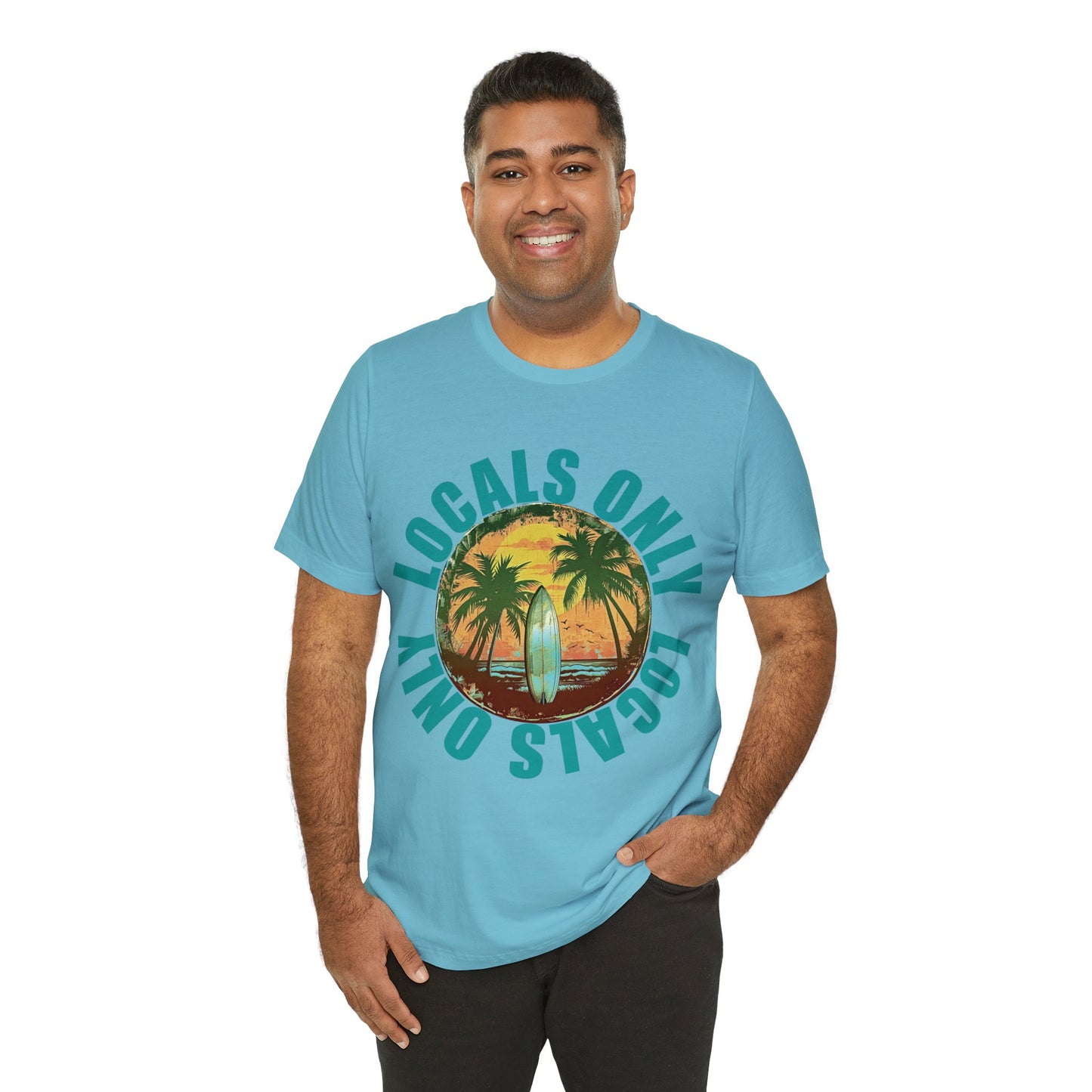 Locals Only stamp Unisex Jersey Short Sleeve Tee