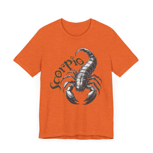 Scorpio Black & white Unisex Jersey Short Sleeve Tee