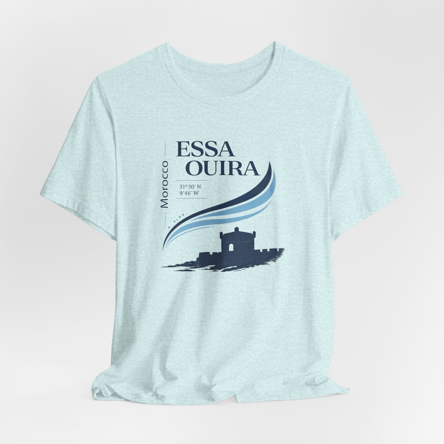 Essaouira Morocco Tee — Coastal Surf & Kasbah Graphic T-Shirt