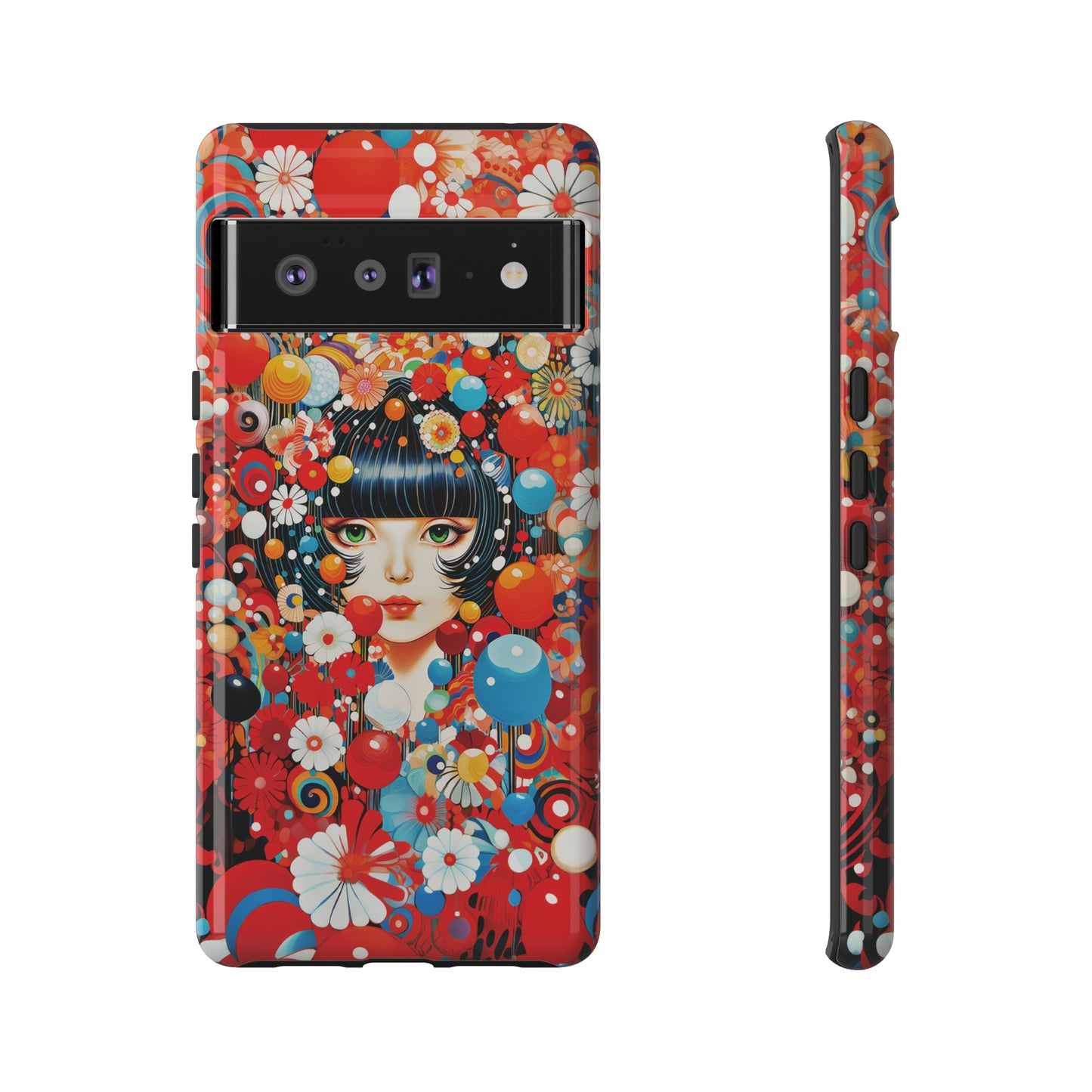 Girl in red blossoms Tough Cases