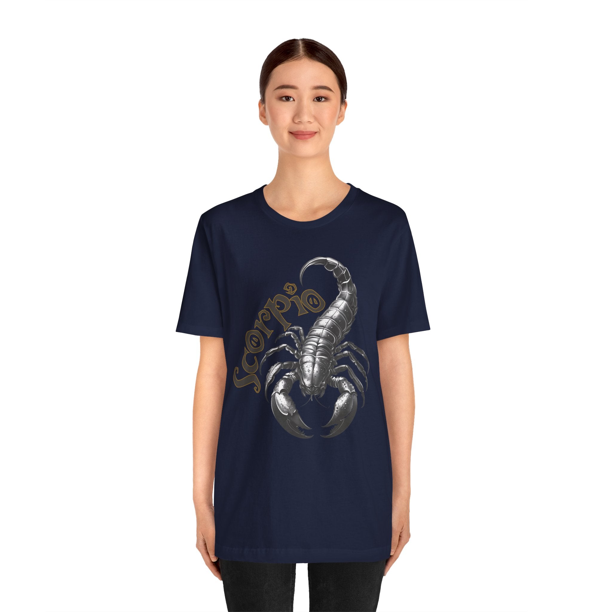 Scorpio Black & white Unisex Jersey Short Sleeve Tee