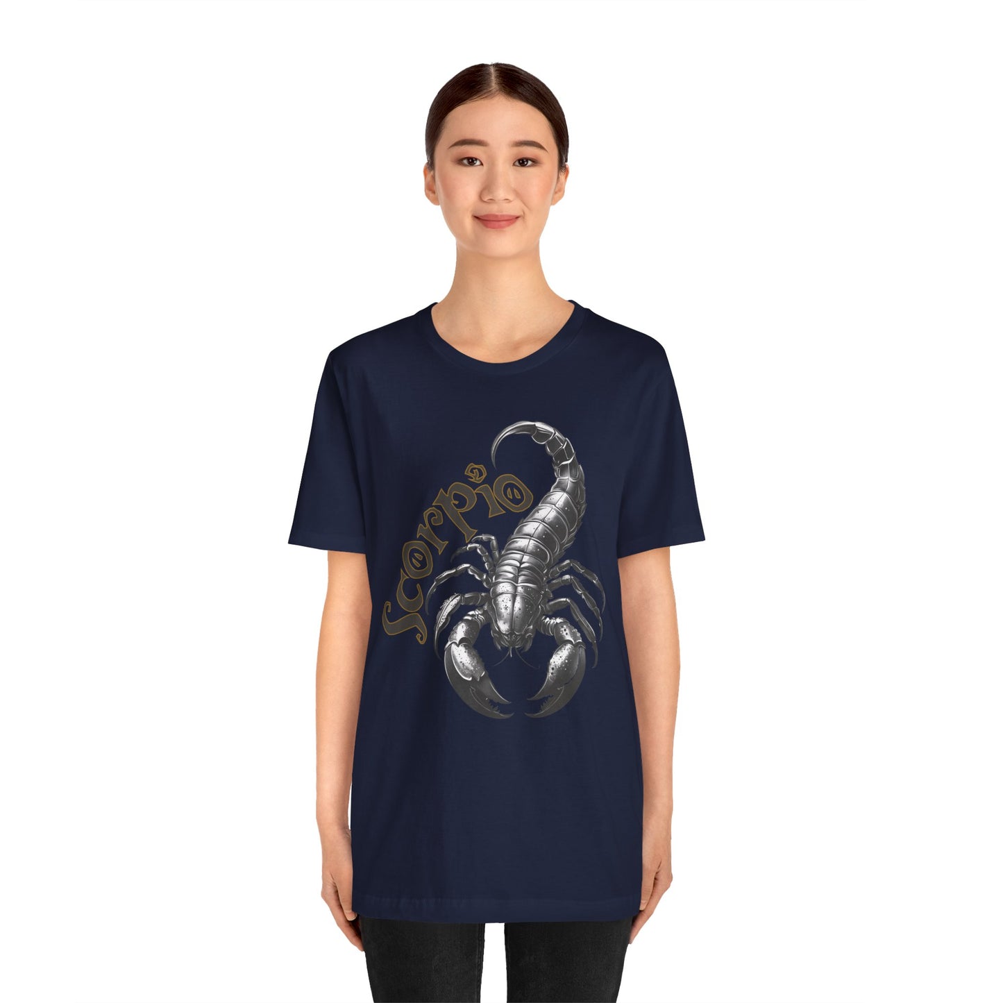 Scorpio Black & white Unisex Jersey Short Sleeve Tee