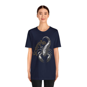 Scorpio Black & white Unisex Jersey Short Sleeve Tee