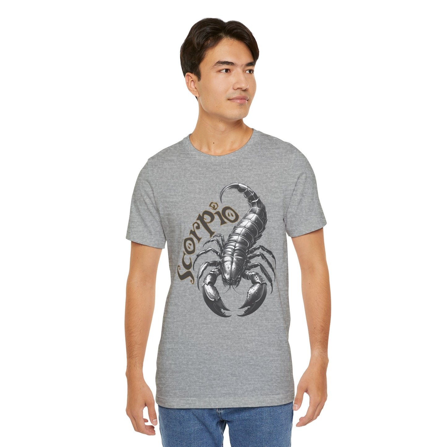 Scorpio Black & white Unisex Jersey Short Sleeve Tee