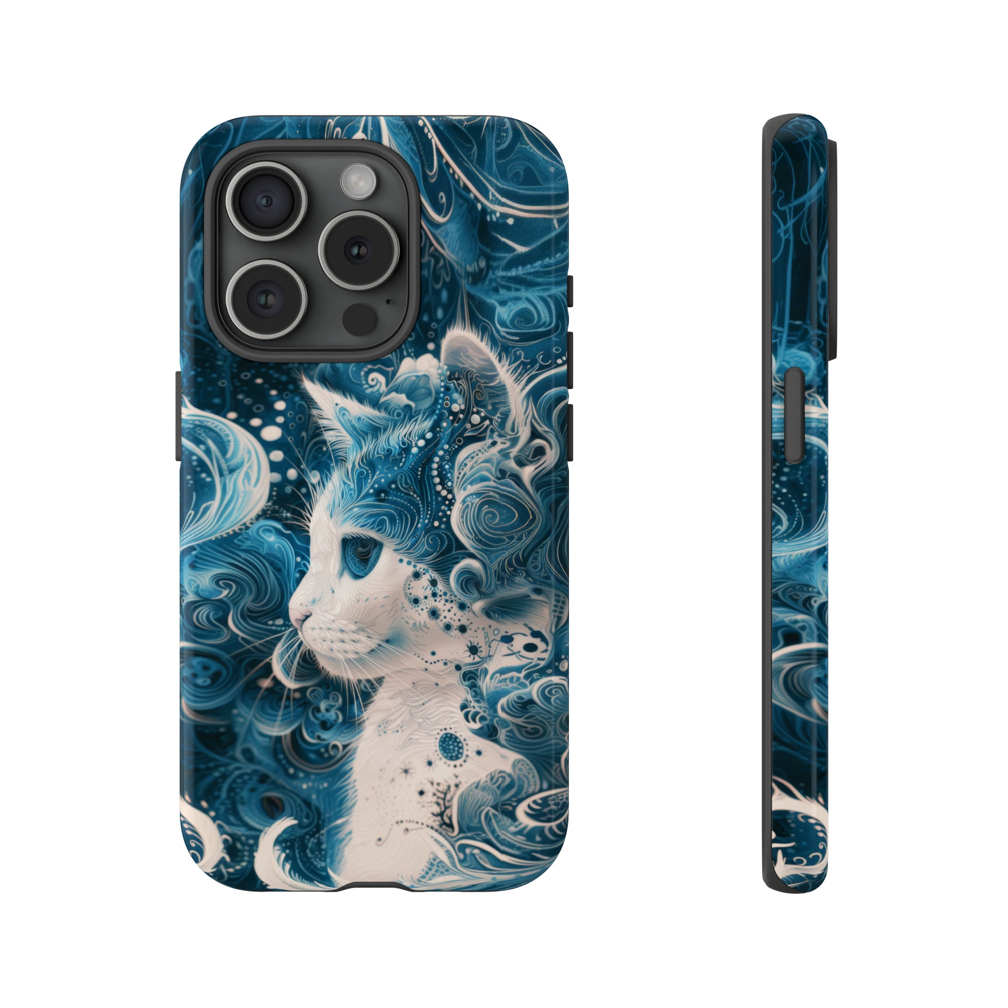 Aqua cat Tough Cases