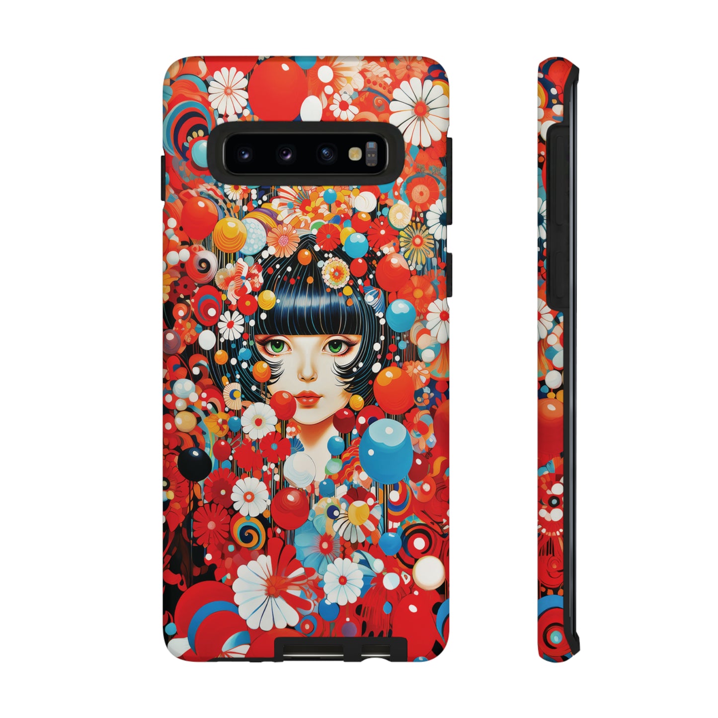 Girl in red blossoms Tough Cases