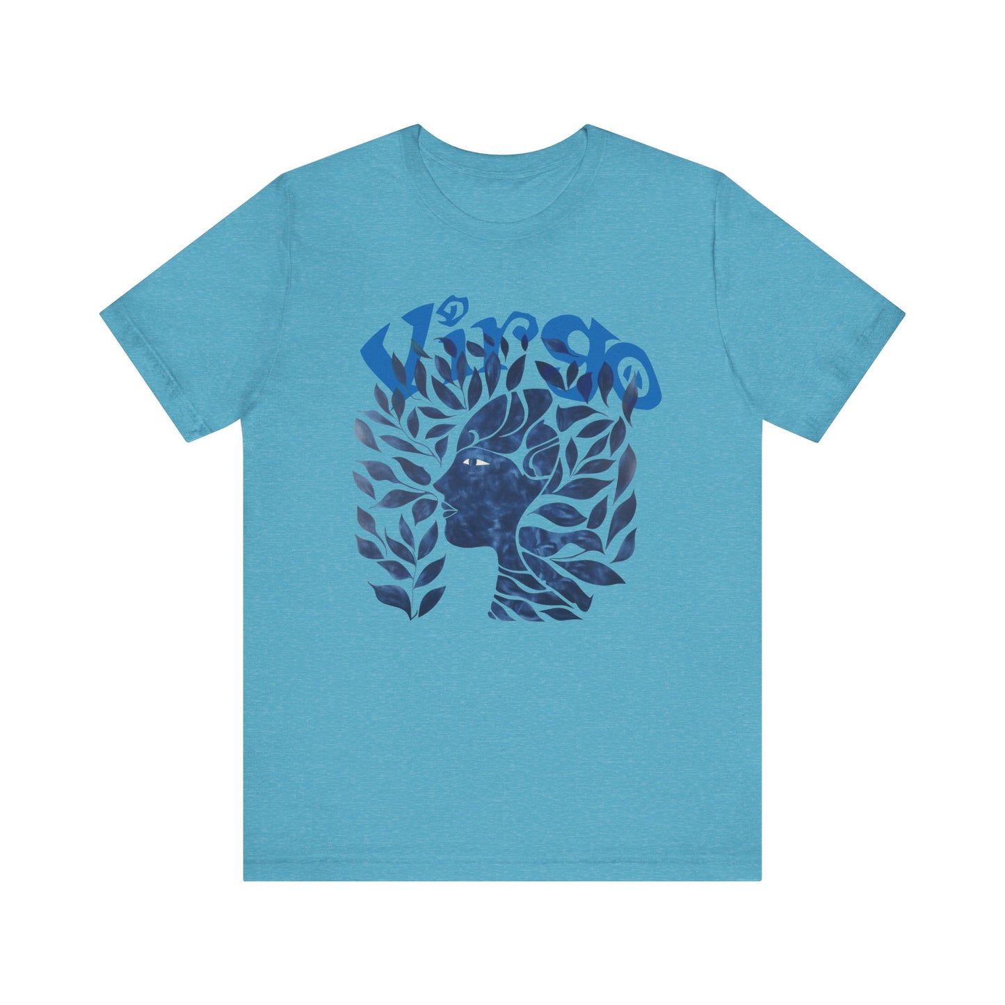 Virgo blue graphic Unisex Jersey Short Sleeve Tee