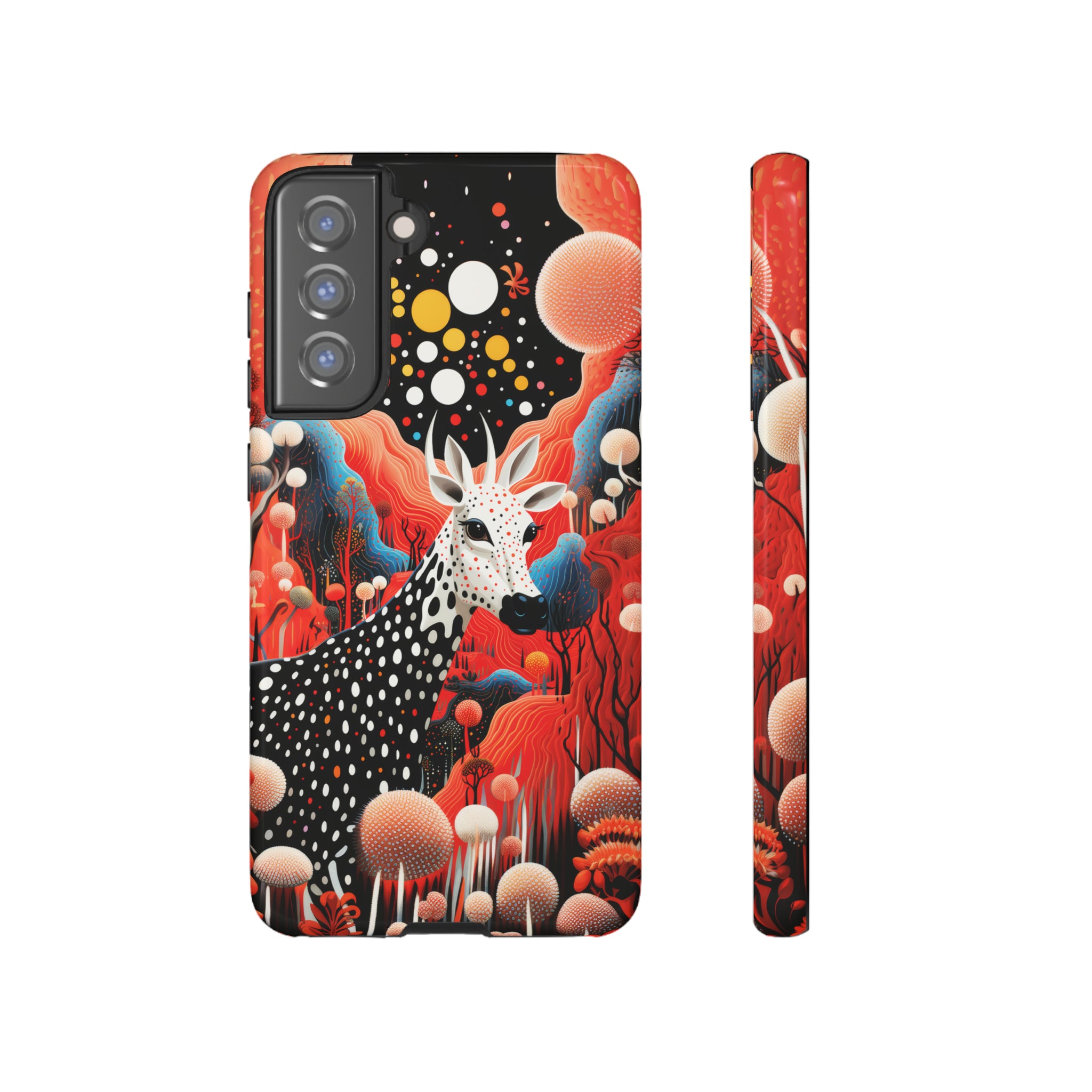 Spotted Elk in the rainbow forest Tough Cases